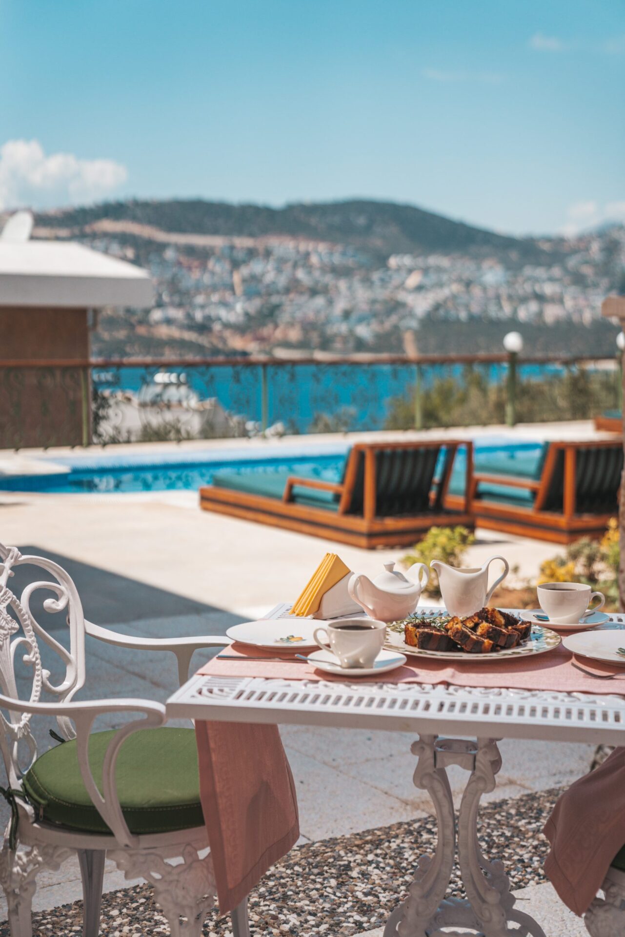 Garden of Villa Grande, villas to rent in Kalkan, Turkey