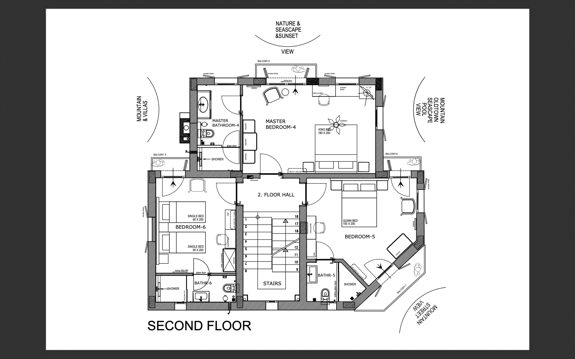 Map of Villa Grande, villas to rent in Kalkan, Turkey