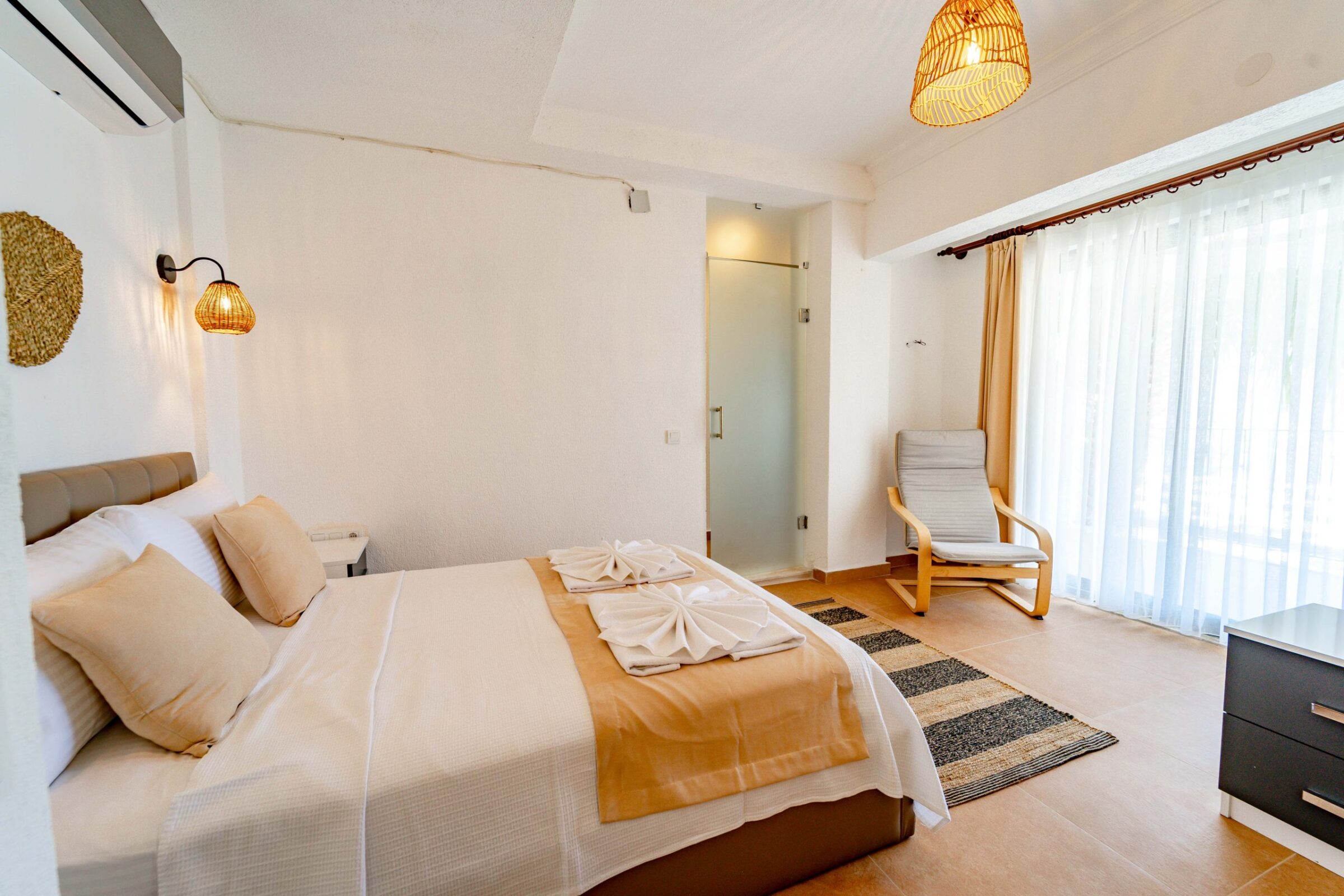 Double bedroom in Villa Coast, villa to rent in Kalkan, Turkey