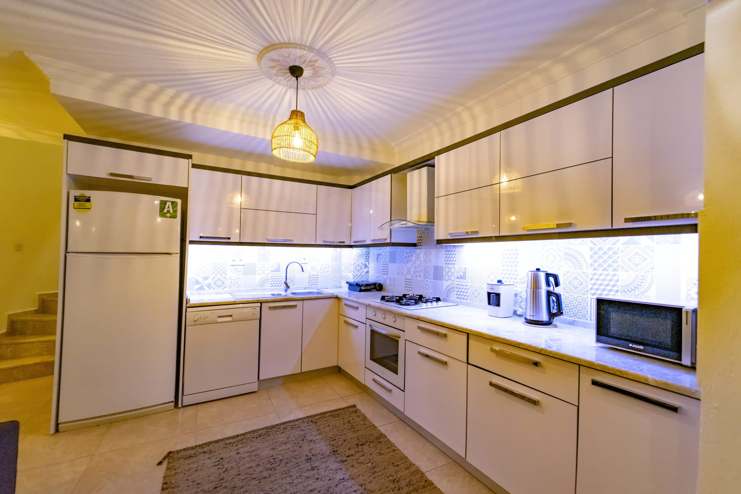 Kitchen of Villa Coast, villa to rent in Kalkan, Turkey