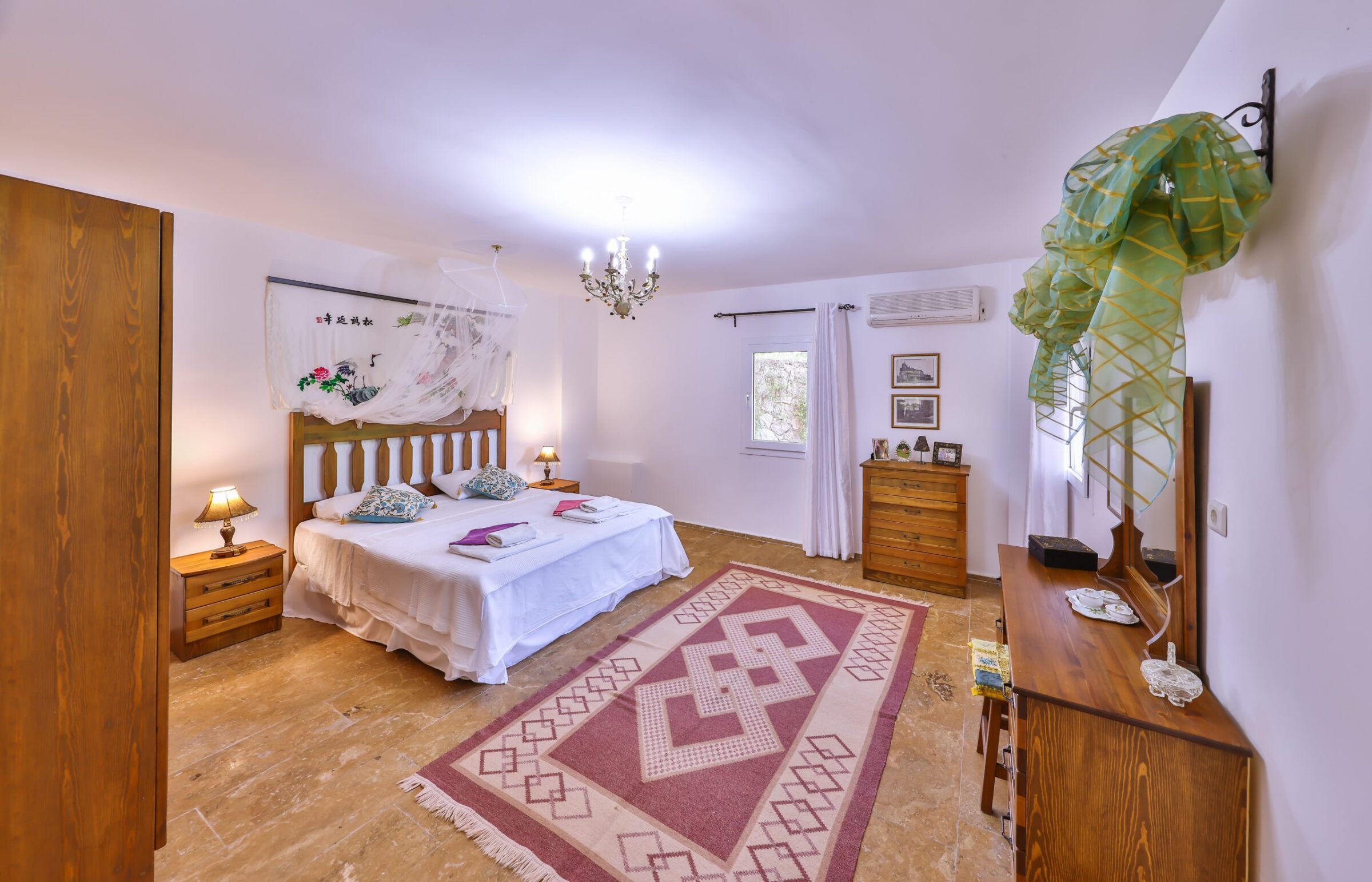 Double bedroom in Villa Tranquility, villa to rent in Kalkan, Turkey