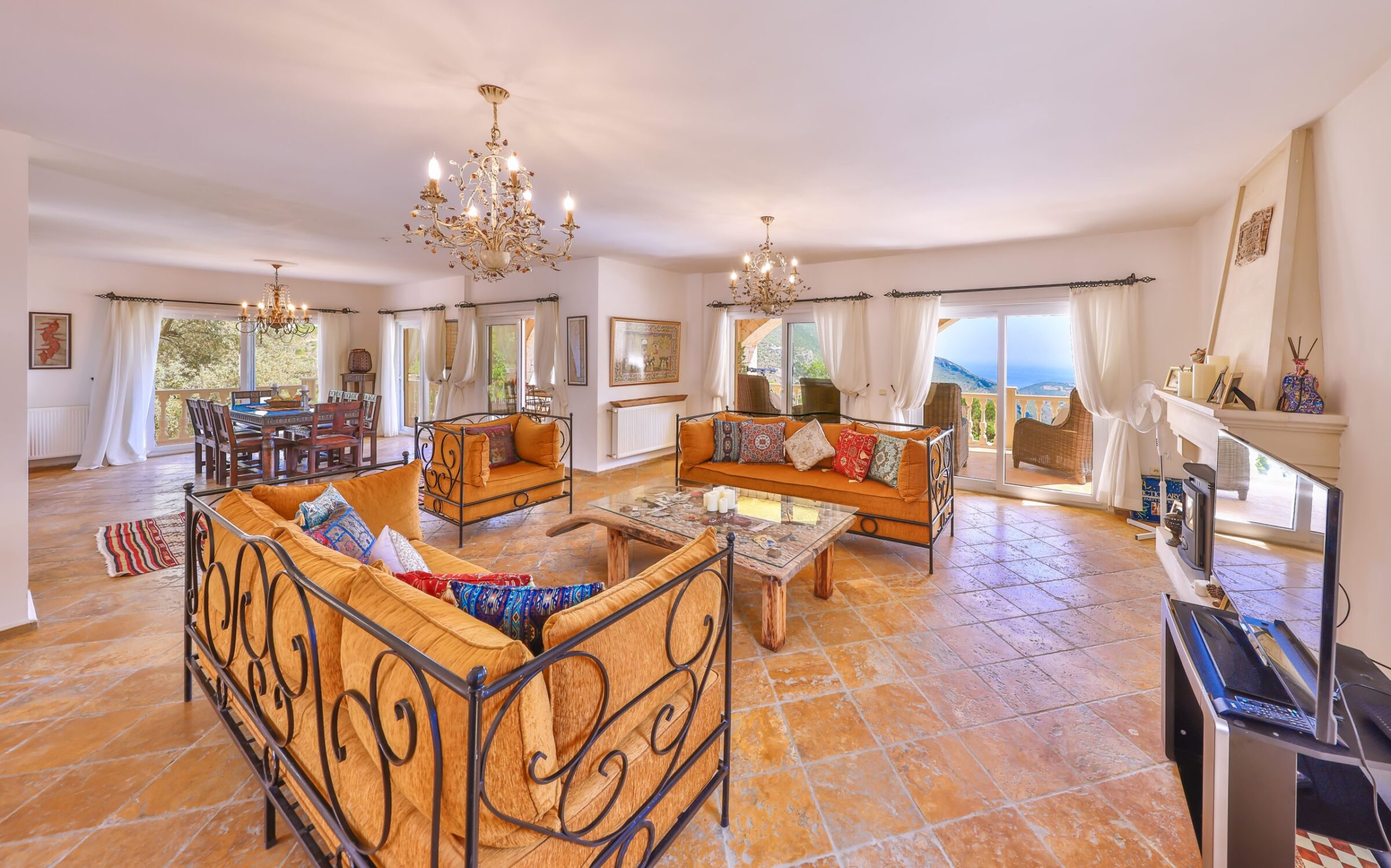 Lounge in Villa Tranquility, villa to rent in Kalkan, Turkey