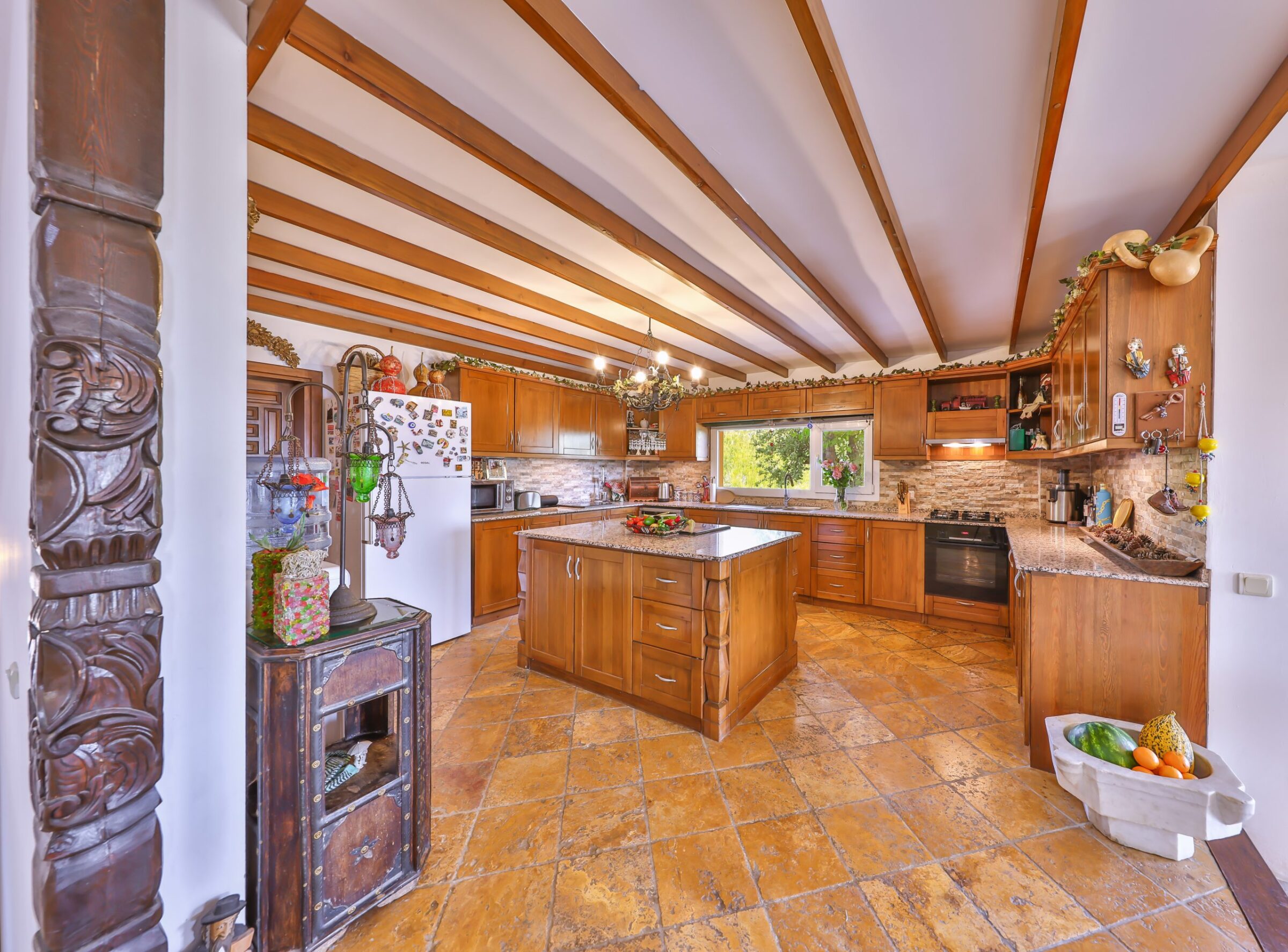 Kitchen in Villa Tranquility, villa to rent in Kalkan, Turkey