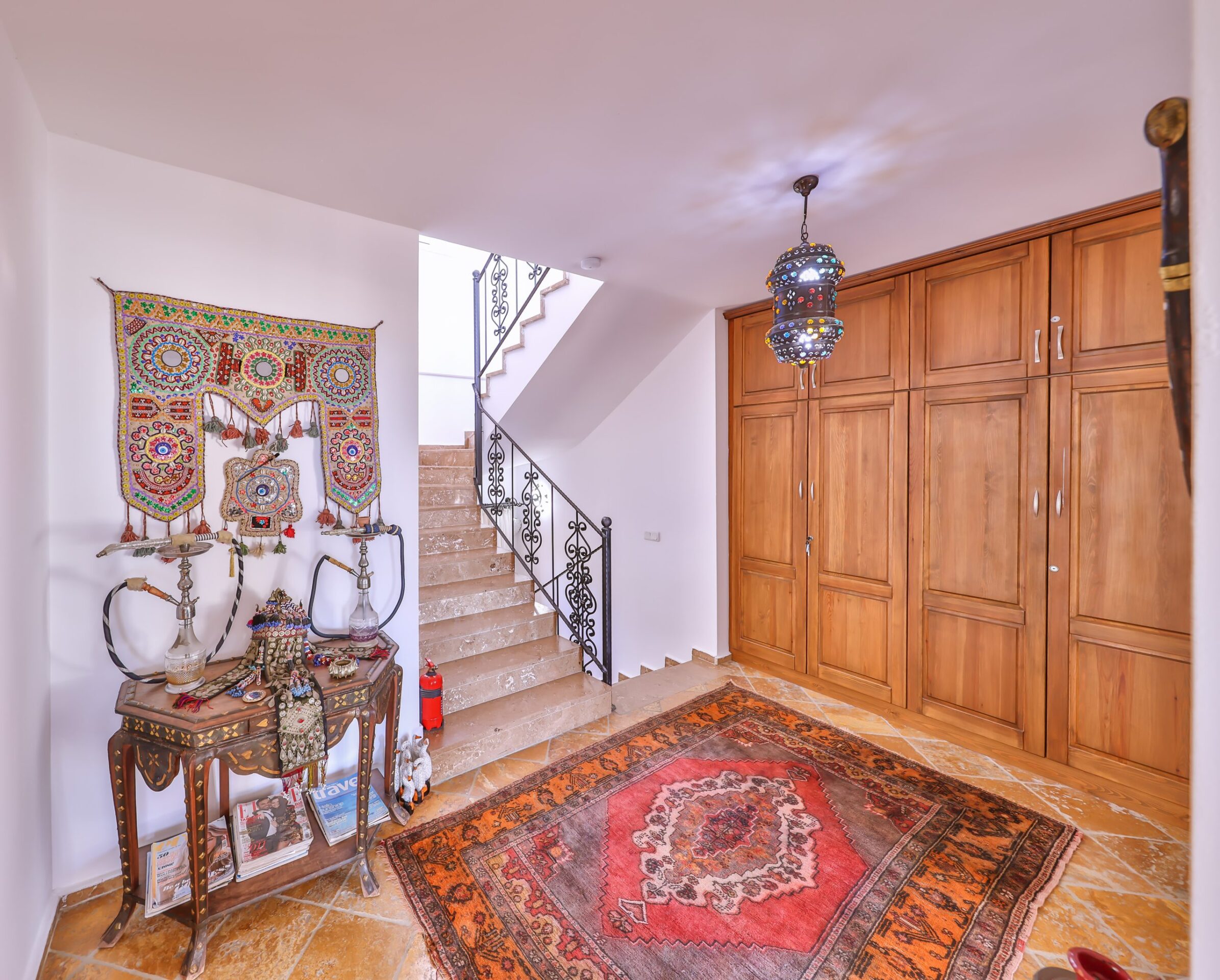 Hallway of Villa Tranquility, villa to rent in Kalkan, Turkey