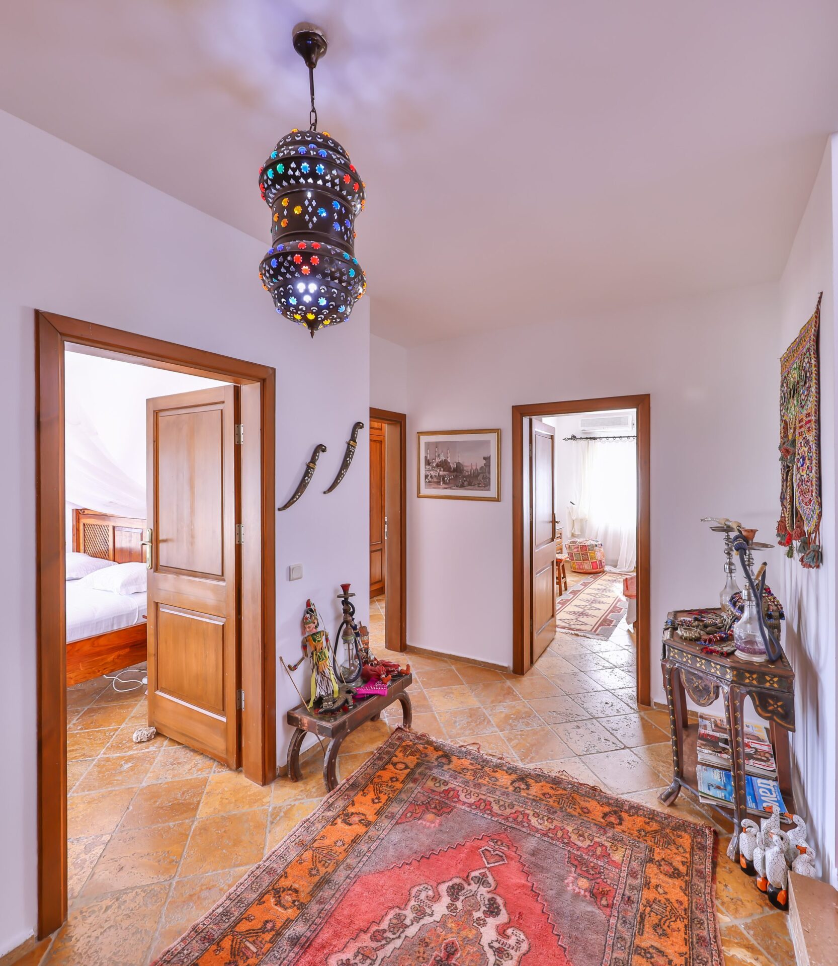 Hallway of Villa Tranquility, villa to rent in Kalkan, Turkey
