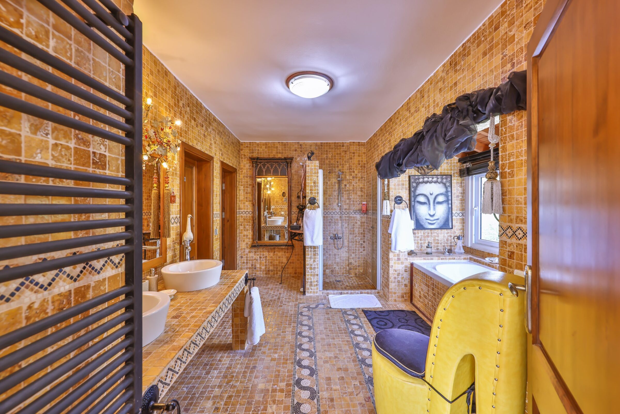 Bathroom in Villa Tranquility, villa to rent in Kalkan, Turkey