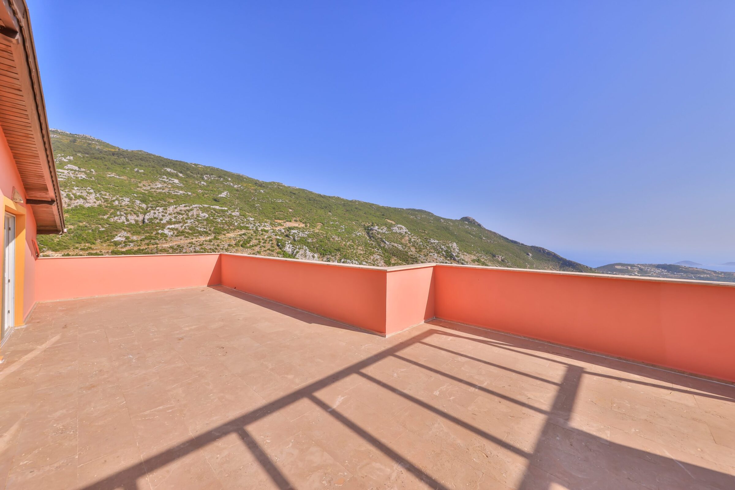 Large balcony area in Villa Tranquility, villa to rent in Kalkan, Turkey