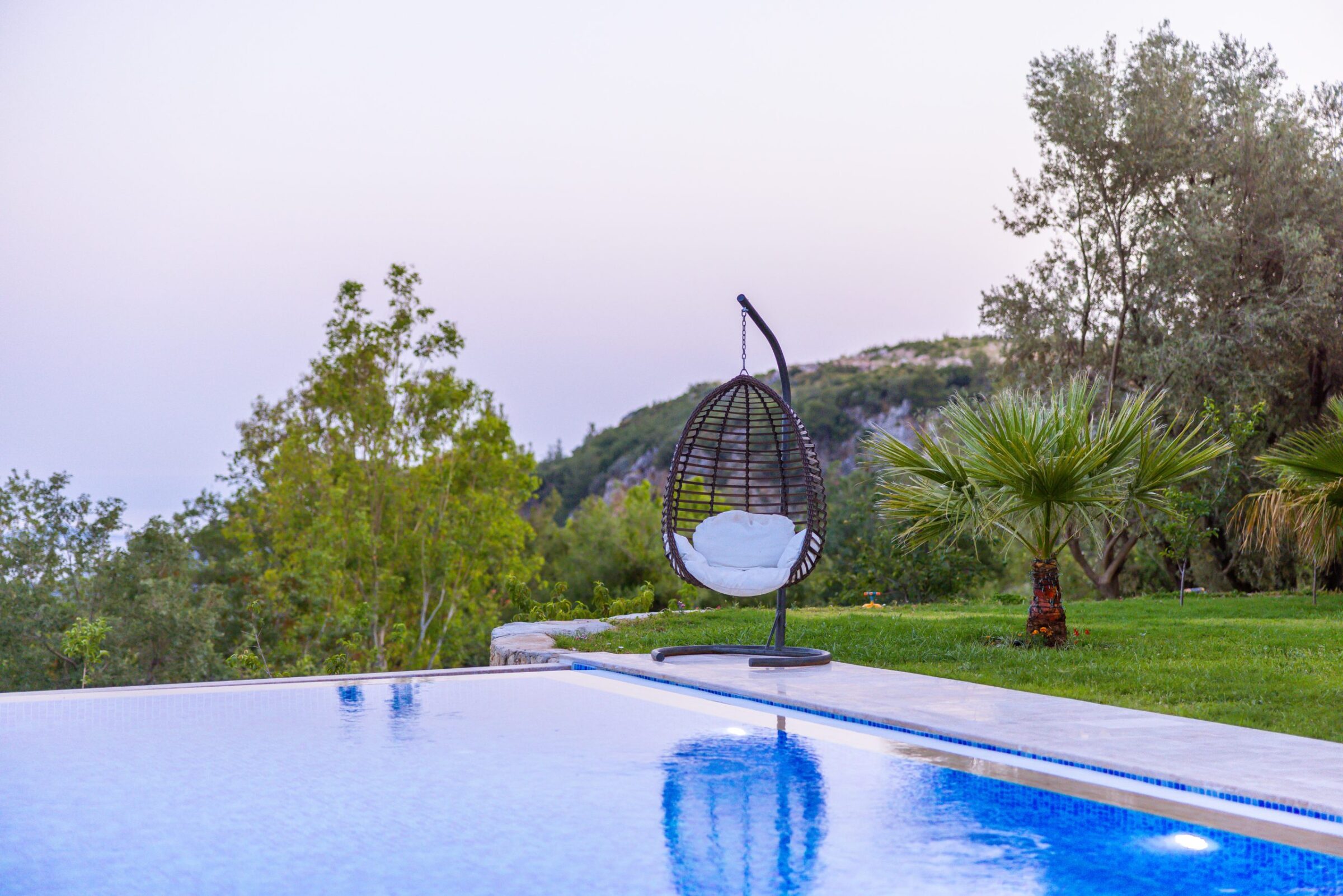 Outdoor pool in Villa Tranquility, villa to rent in Kalkan, Turkey