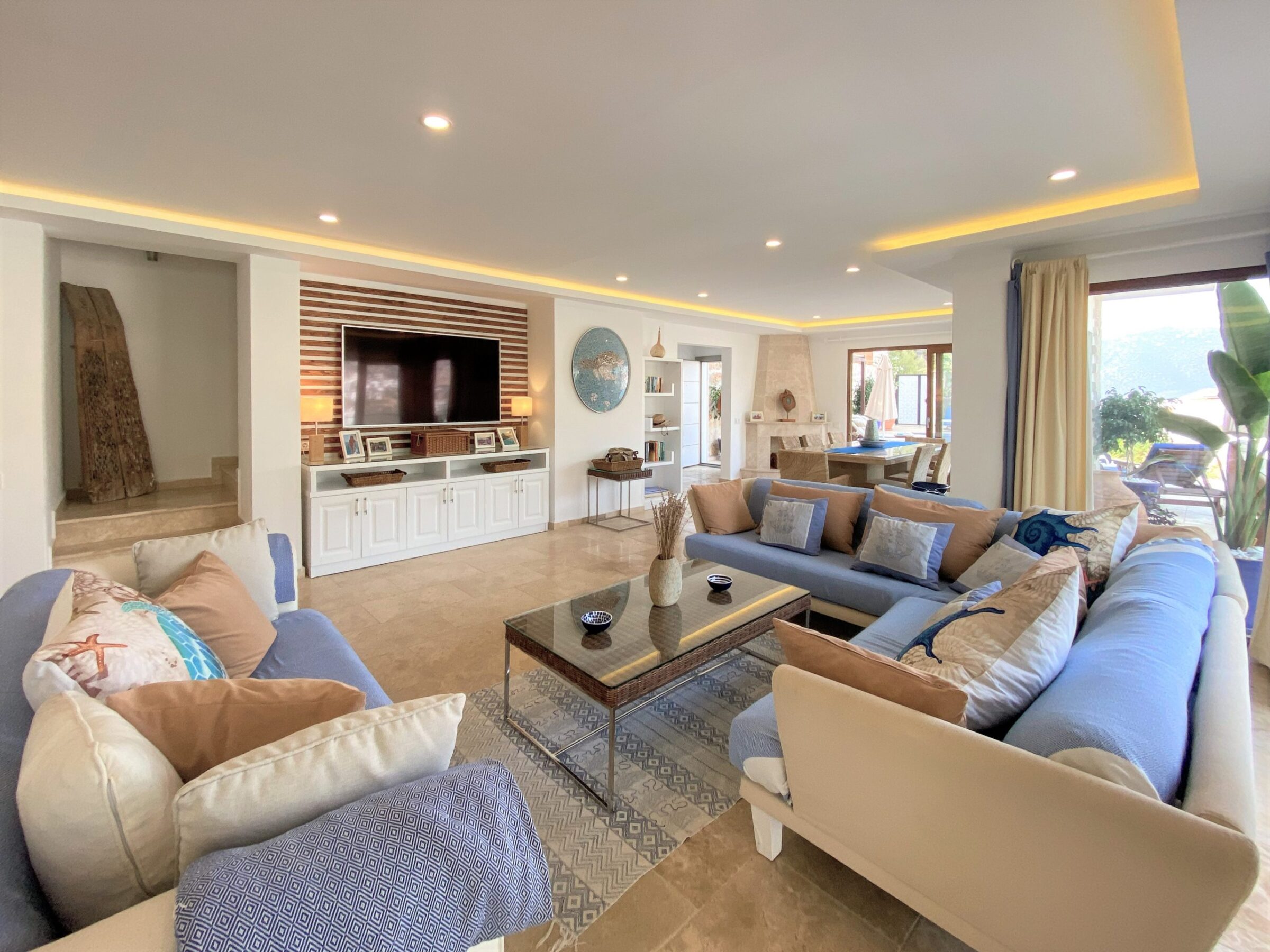 Lounge in Villa Yar, villas to rent in Kalkan, Turkey