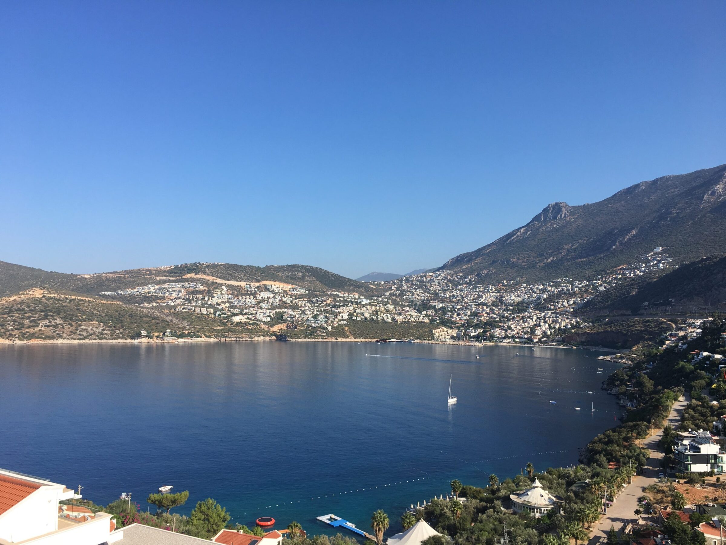 View from Villa Yar, villas to rent in Kalkan, Turkey