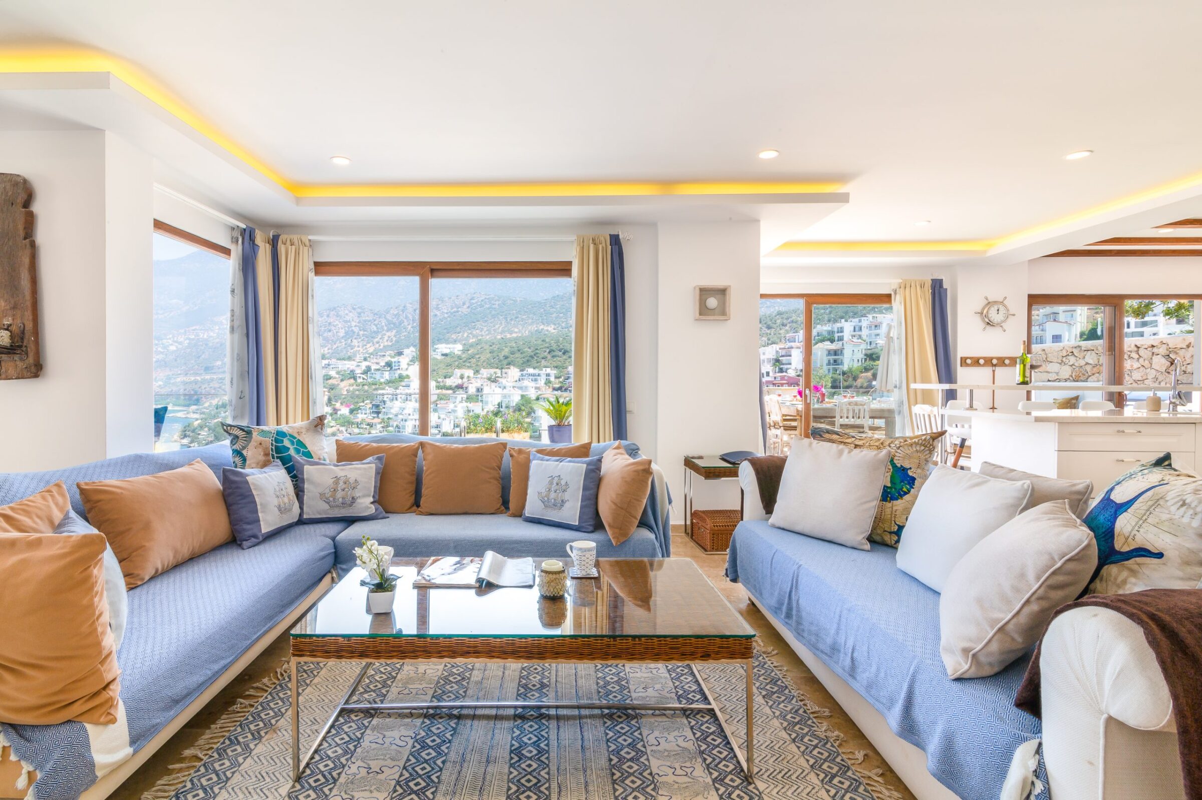 Lounge in Villa Yar, villas to rent in Kalkan, Turkey