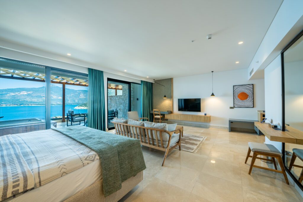 Lounge of Lures Hotel Deluxe Oda, holidays in Kalkan, Turkey