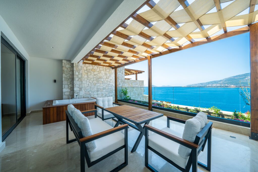 Hot tub at Lures Hotel Deluxe Oda, holidays in Kalkan, Turkey