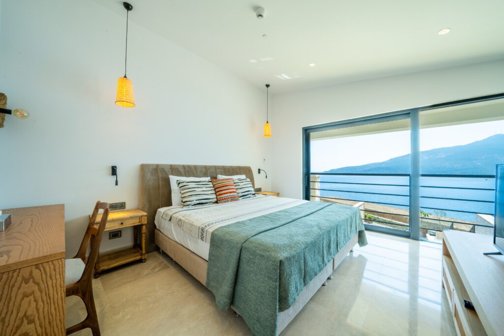 Double bedroom in Lures Hotel Villa Room, holidays in Kalkan, Turkey