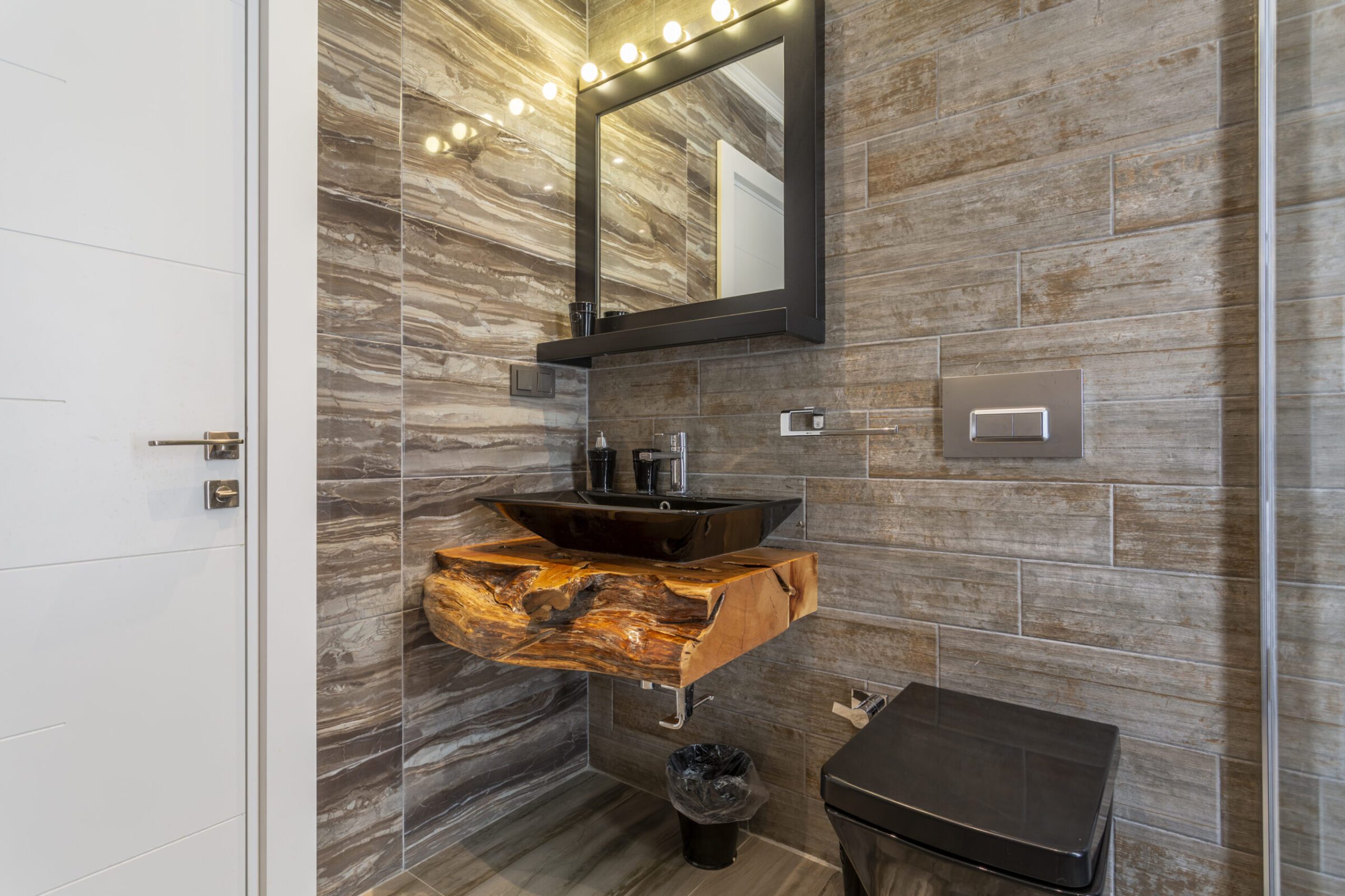 Luxurious bathroom in Villa Poyraz, villa holidays in Kalkan, Turkey