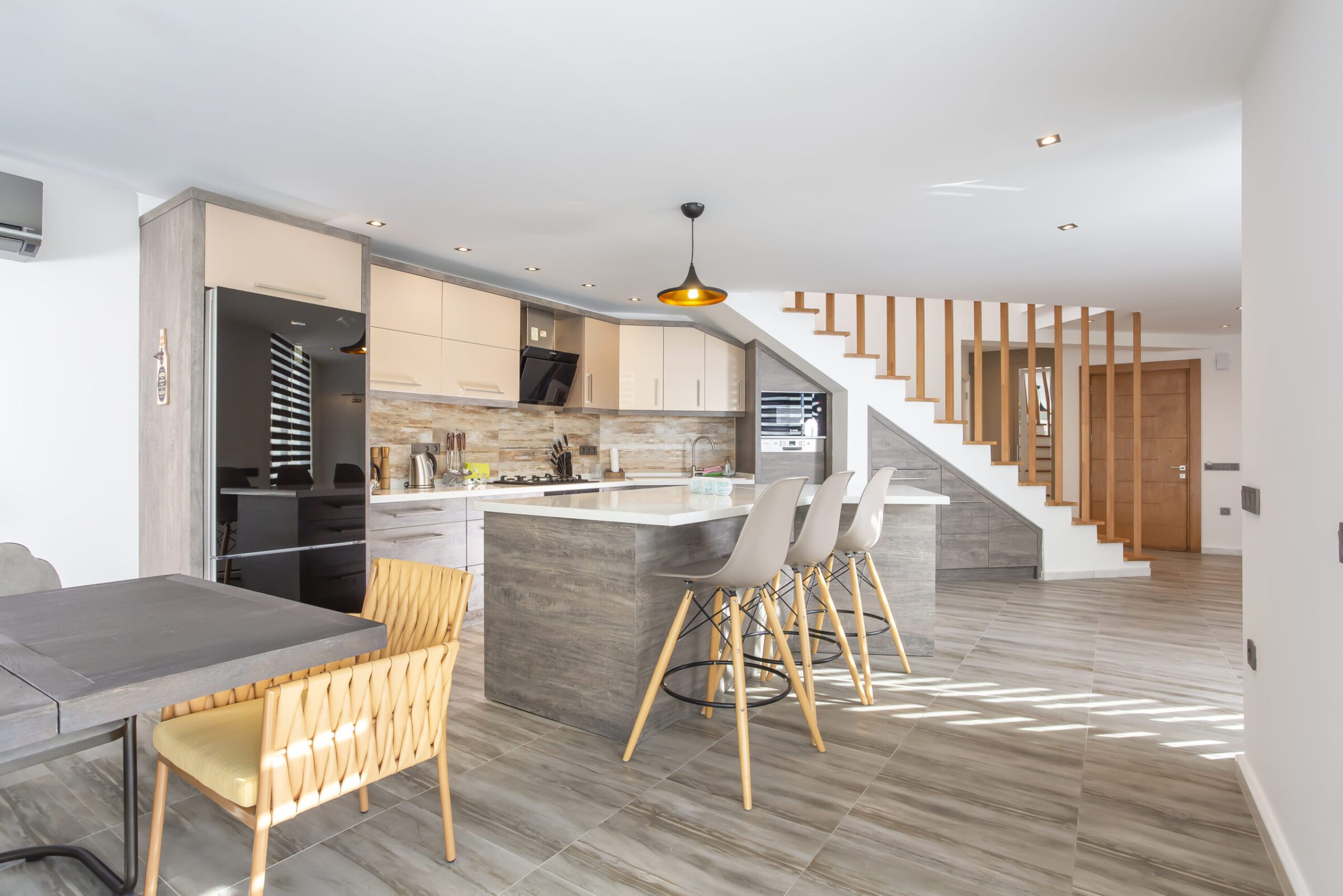 Fully-equipped kitchen in Villa Poyraz, villa holidays in Kalkan, Turkey