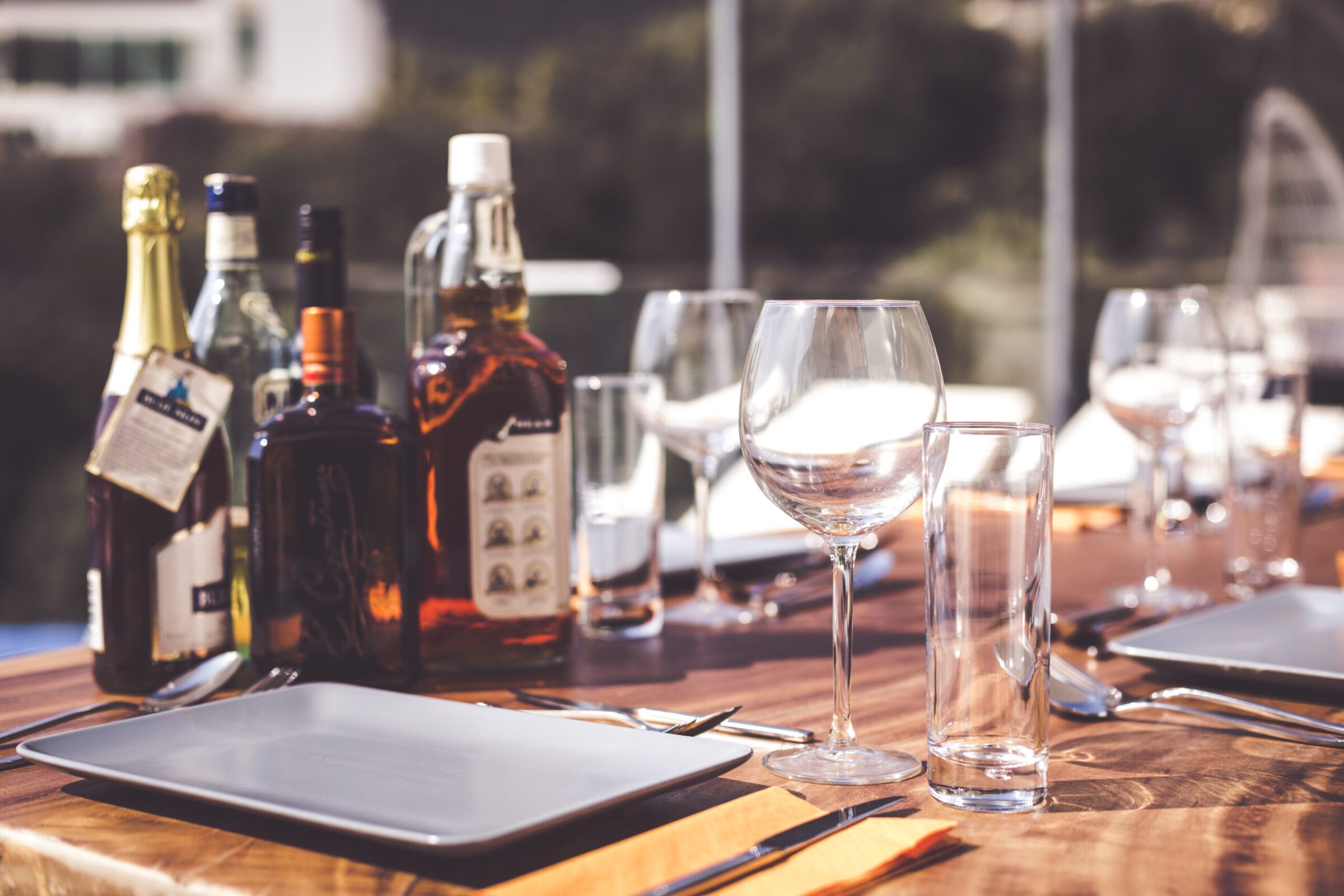Outdoor dining table in Villa Poyraz, villa holidays in Kalkan, Turkey
