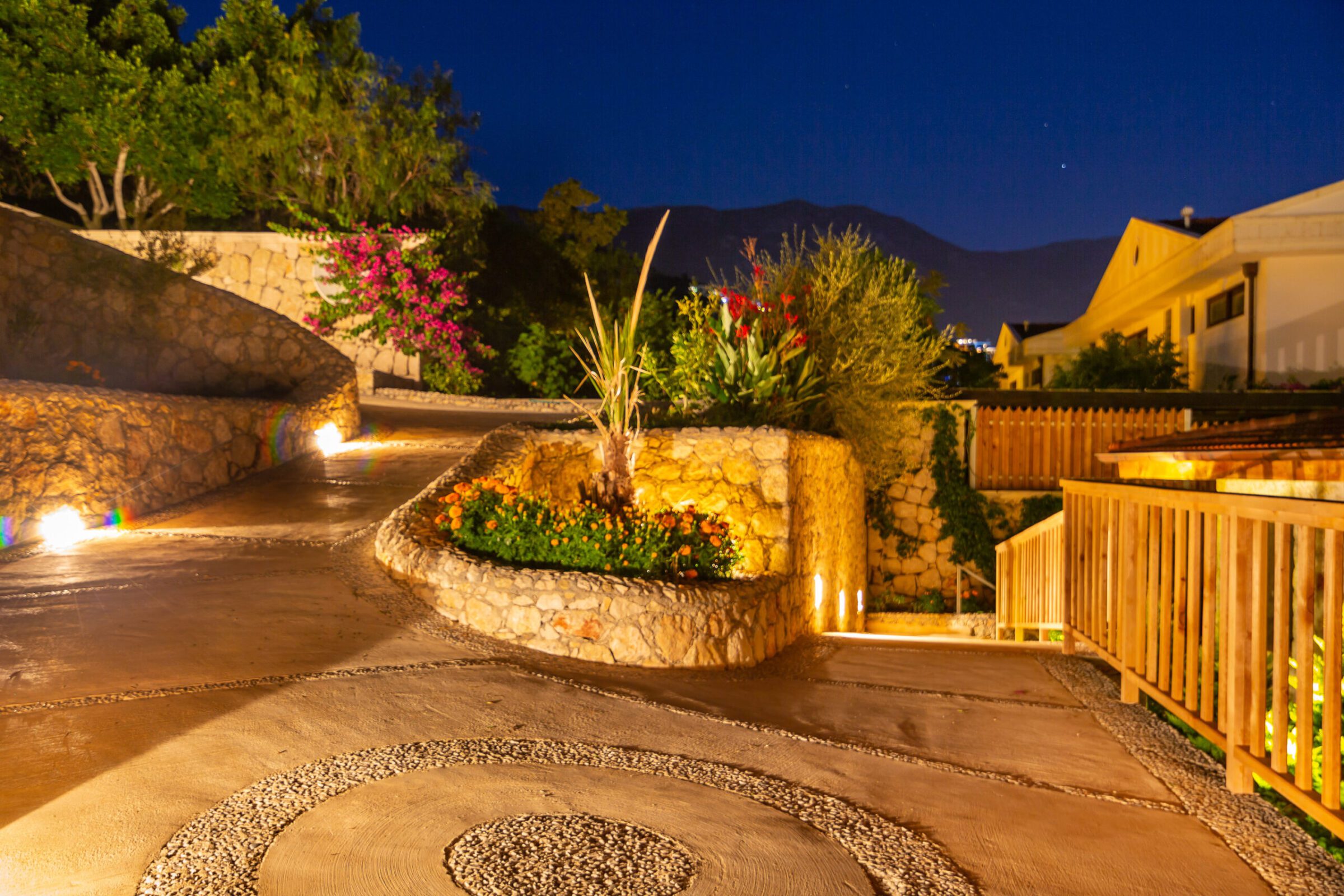 Garden of Villa Water Edge 2, villas to rent in Kalkan, Turkey