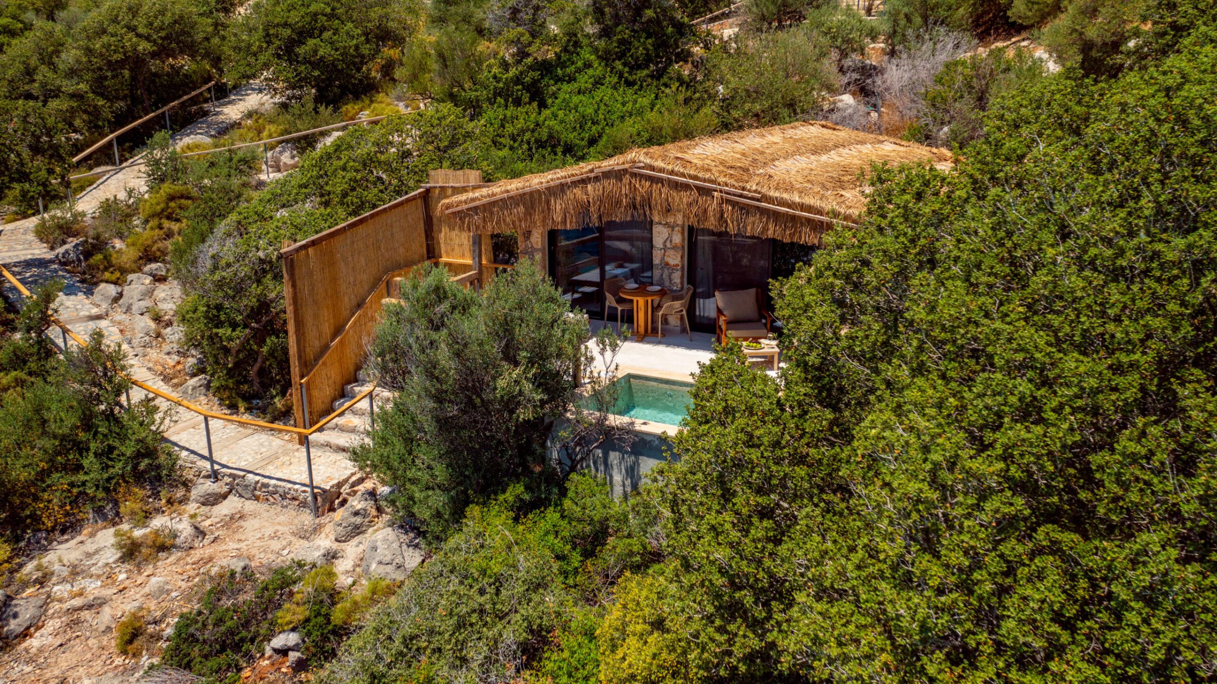 Front view of Villa Water Edge 6, villas to rent in Kalkan, Turkey