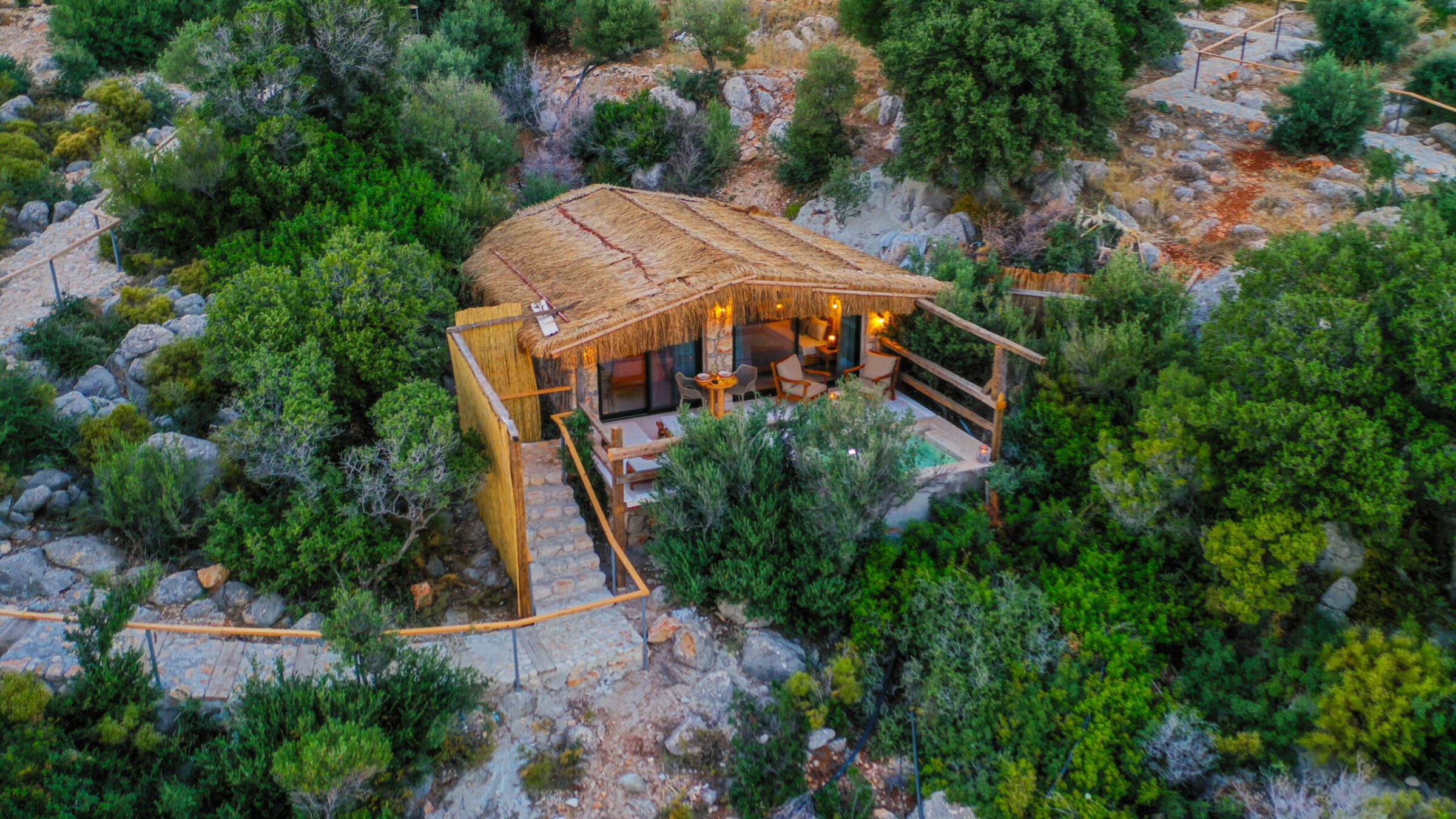 Front view of Villa Water Edge 6, villas to rent in Kalkan, Turkey