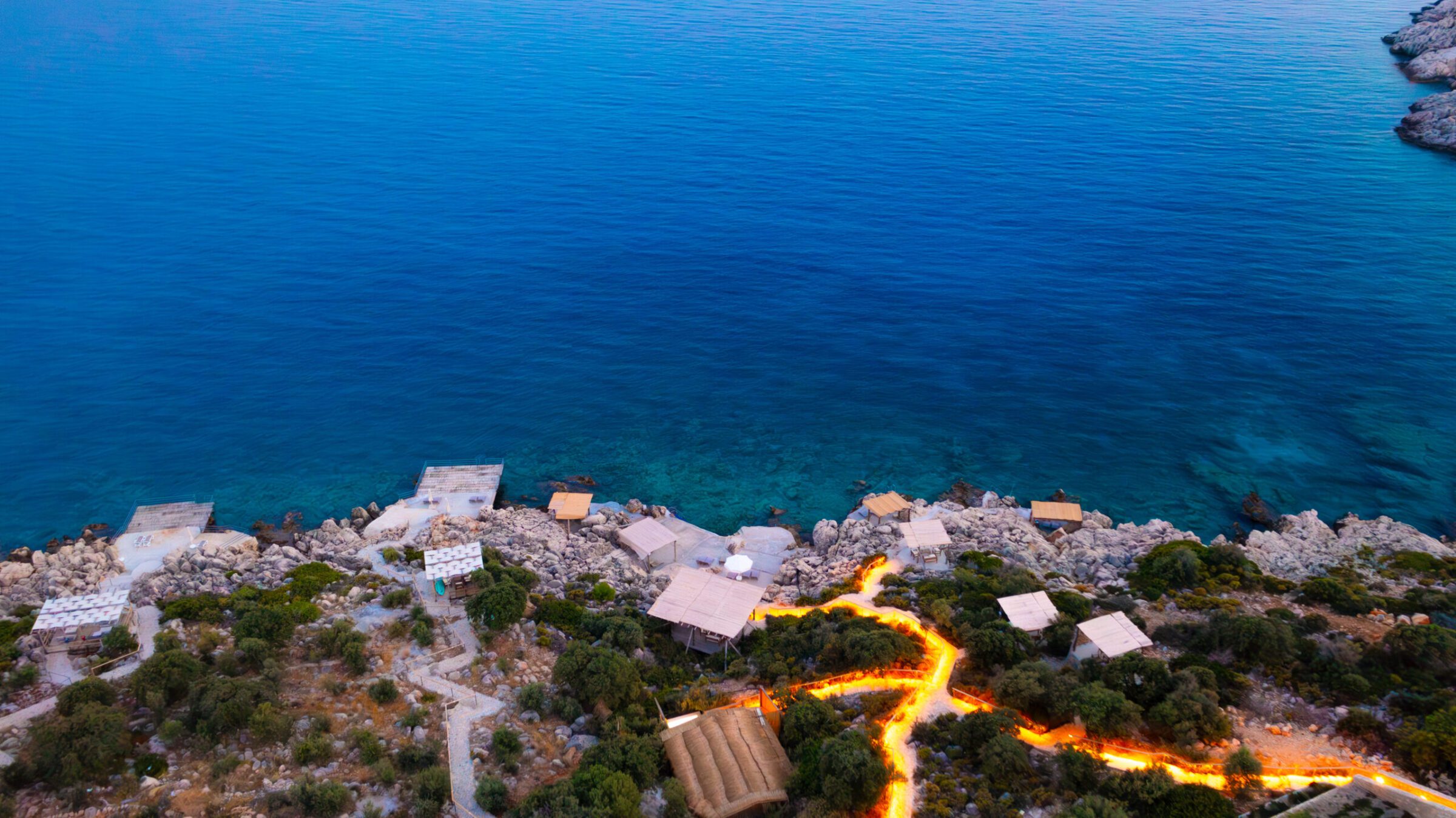 Birdseye view of Villa Water Edge 4, villas to rent in Kalkan, Turkey