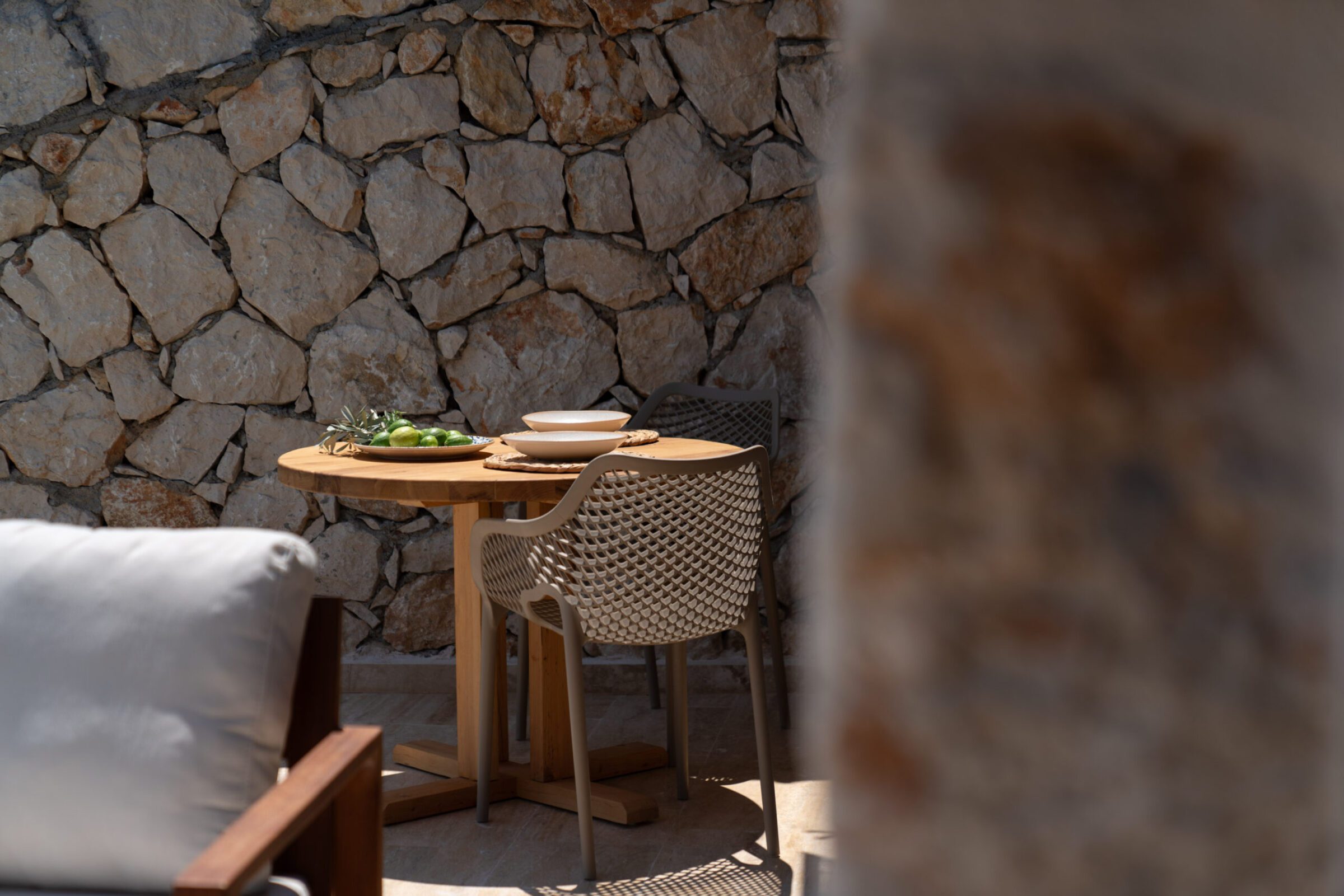 Outdoor dining area in Villa Water's Edge 5, villas to rent in Kalkan, Turkey