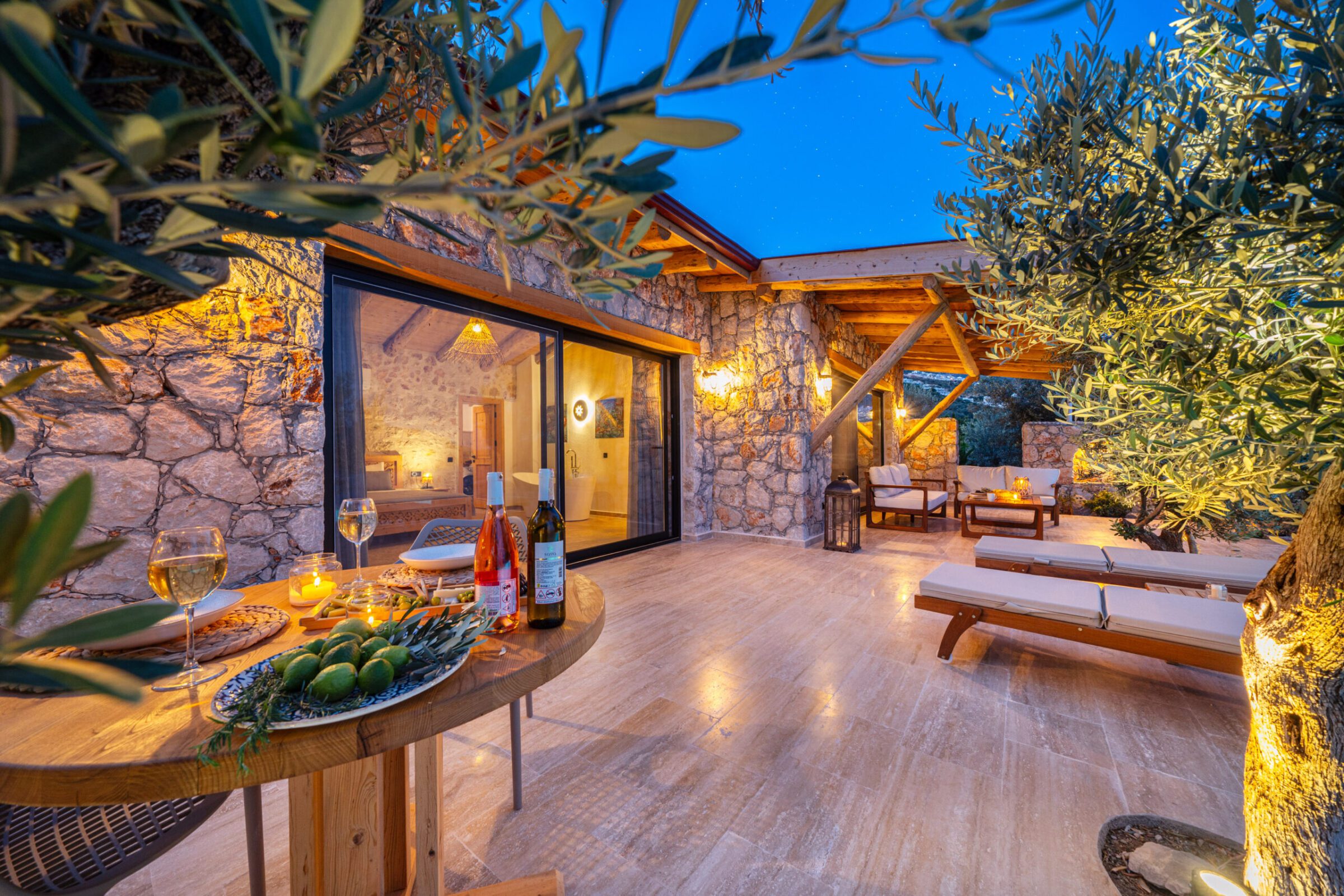 Garden of Villa Water Edge 4, villas to rent in Kalkan, Turkey