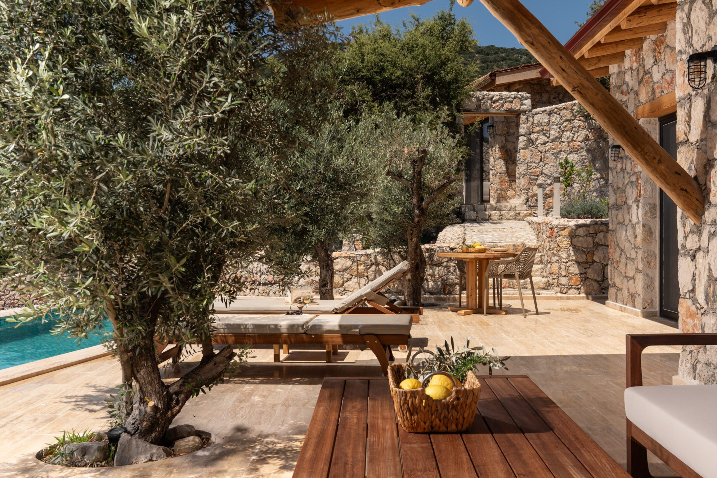 Garden in Villa Water Edge 4, villas to rent in Kalkan, Turkey