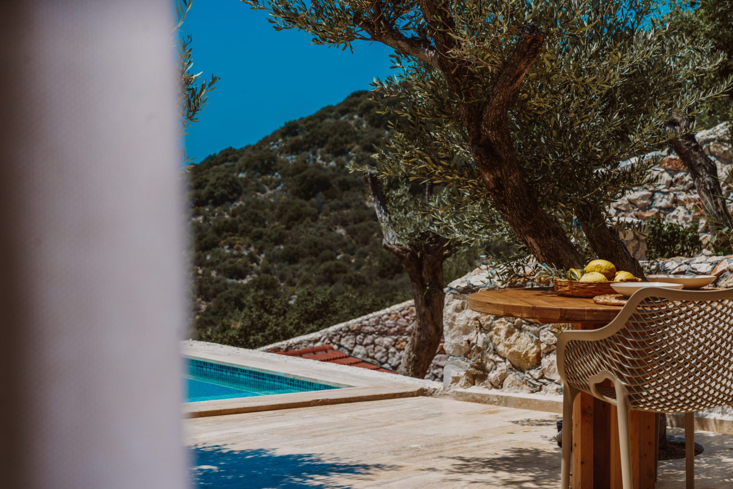 Outdoor pool in Villa Water Edge 4, villas to rent in Kalkan, Turkey