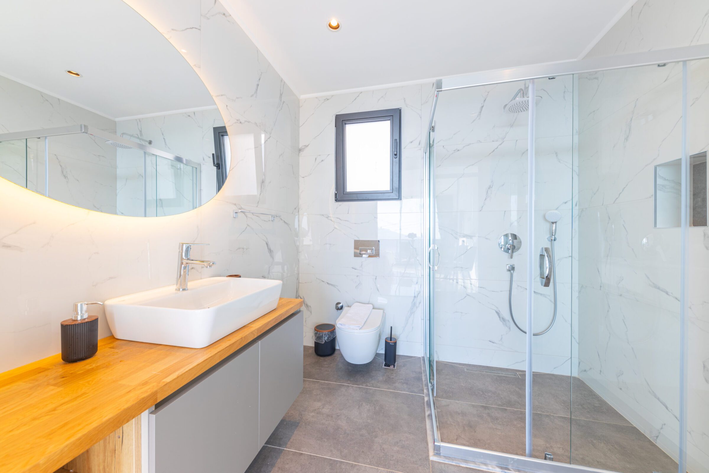 En suite bathroom in Villa Royal Falcon, villas to rent in Kalkan, Turkey