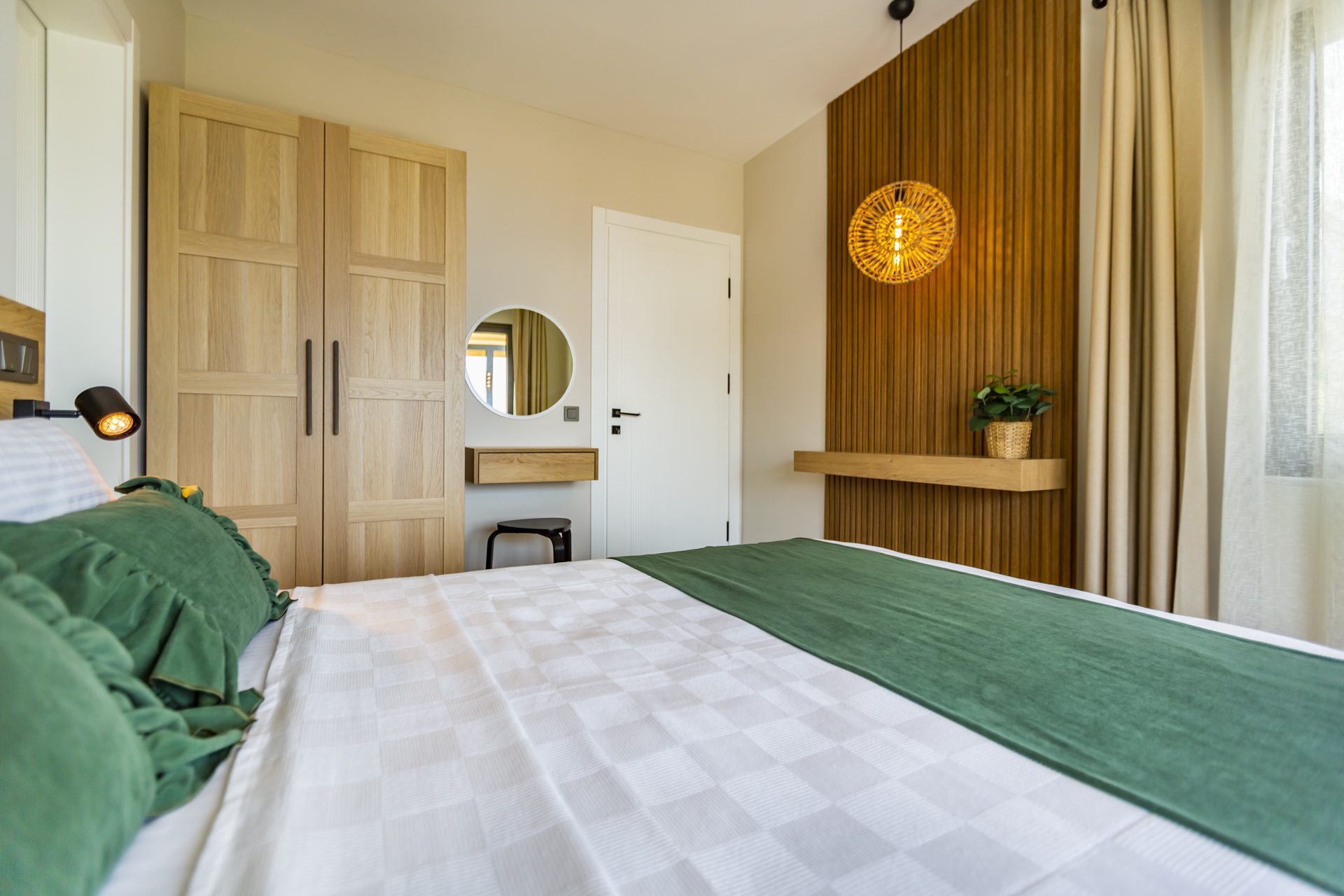 Double bedroom and bathroom in Villa Verde, holiday villa to rent in Kalkan, Turkey