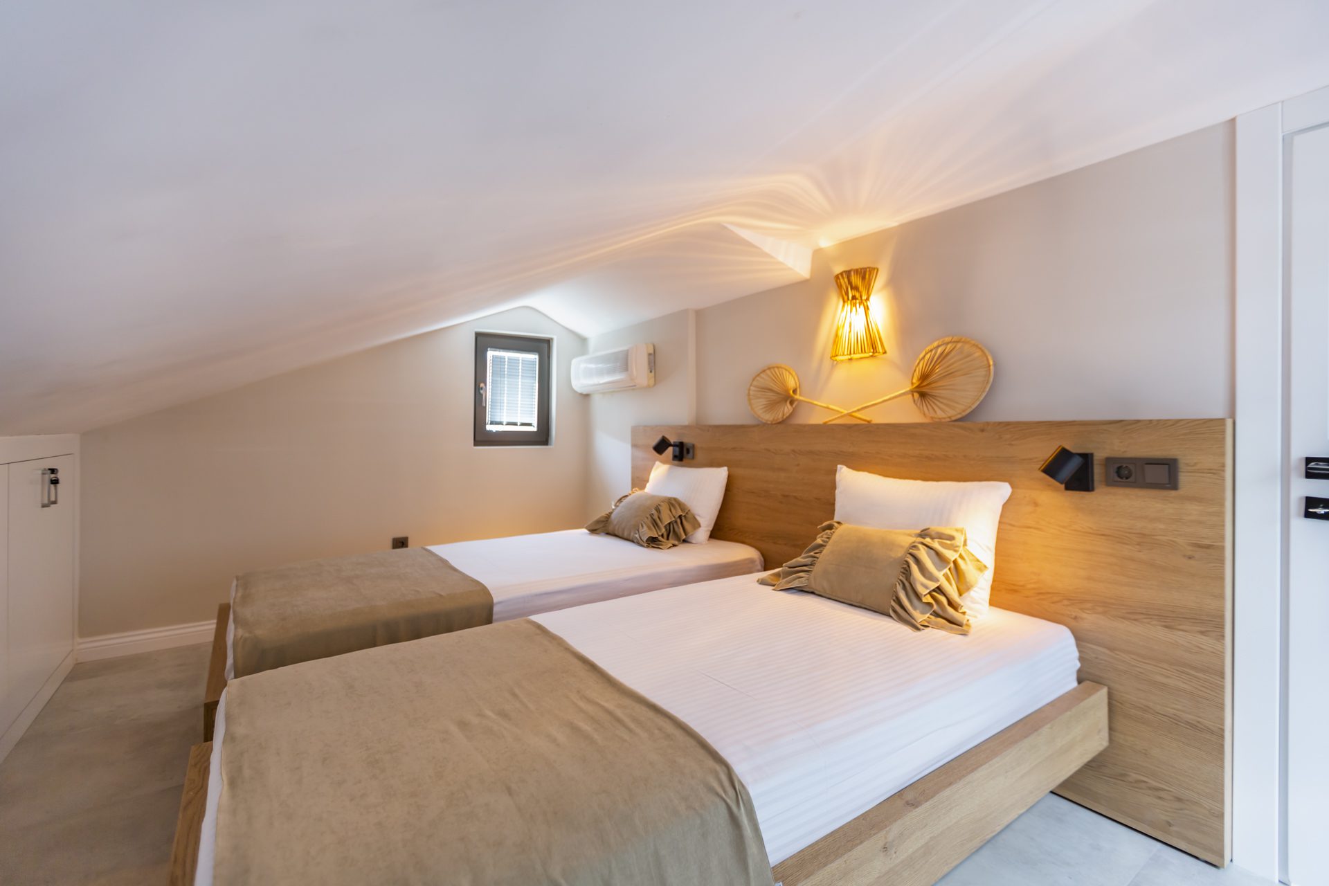 Twin bedroom in Villa Verde, holiday villa to rent in Kalkan, Turkey