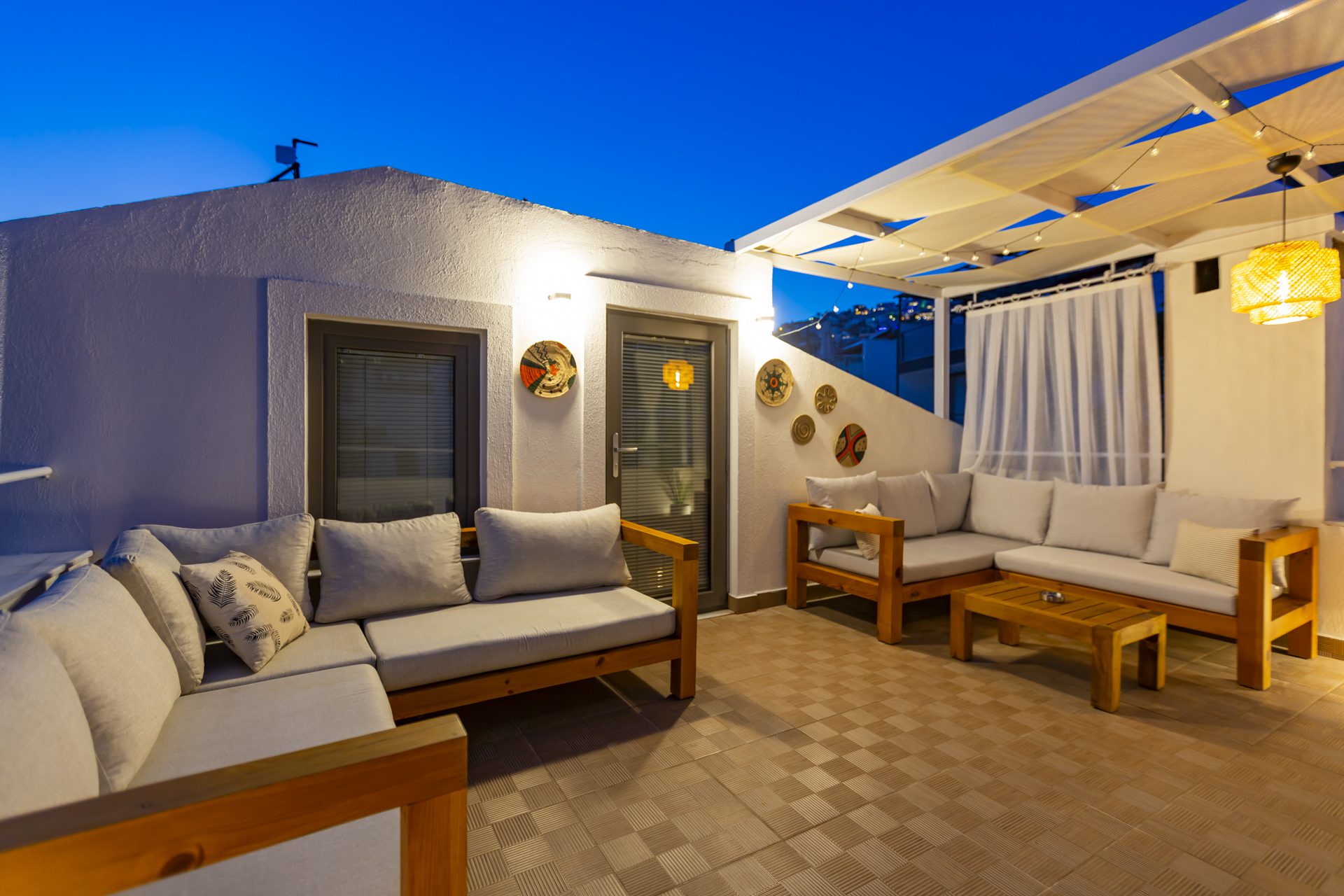 Balcony seating in Villa Verde, holiday villa to rent in Kalkan, Turkey