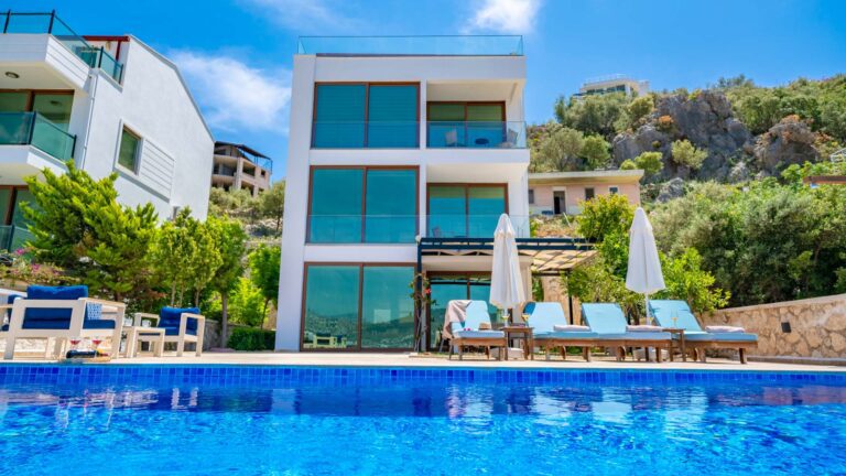 Front view of Villa Elia, villa holidays in Kalkan, Turkey
