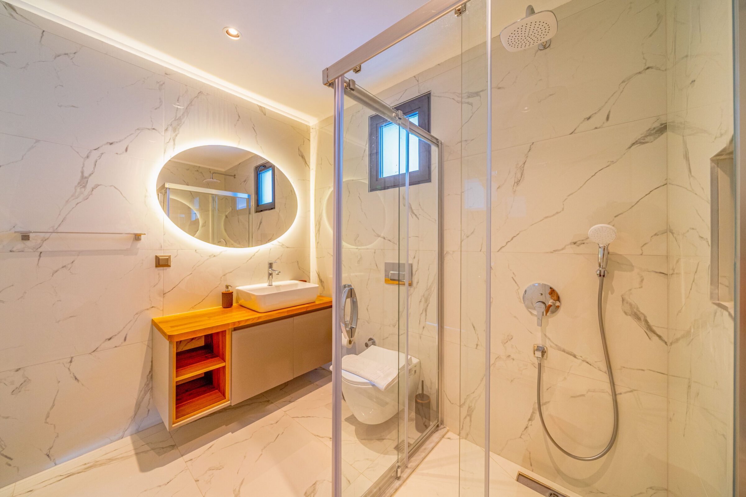 Bathroom in Villa Grey Falcon, villas to rent in kalkan, Turkey