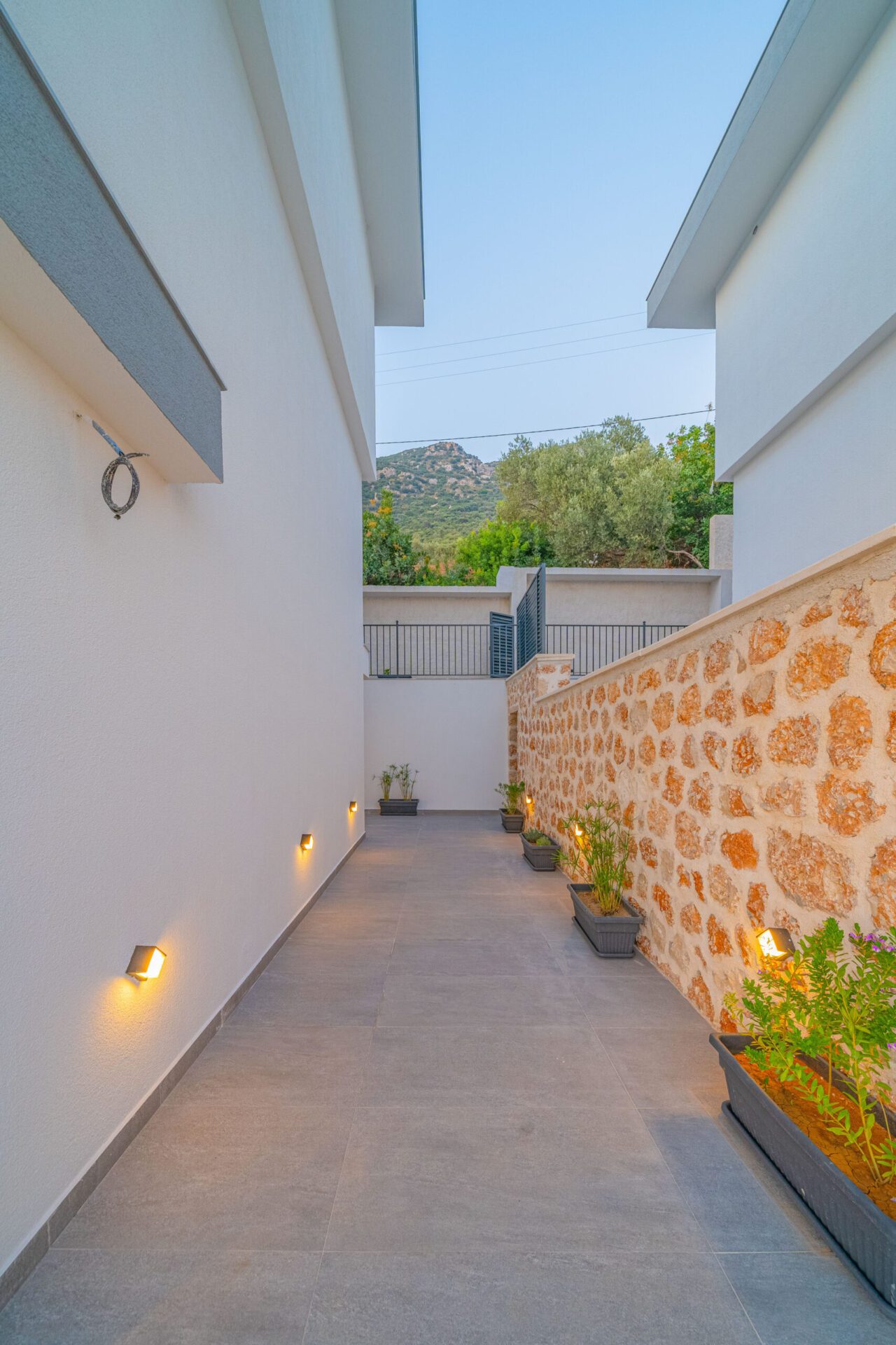 Garden of Villa Grey Falcon, villas to rent in kalkan, Turkey