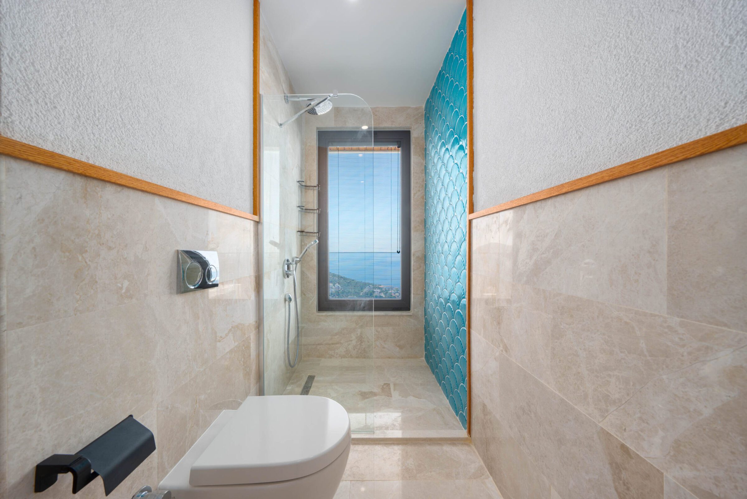 Bathroom in Villa Anatolia 1, villas to rent in Kalkan, Turkey