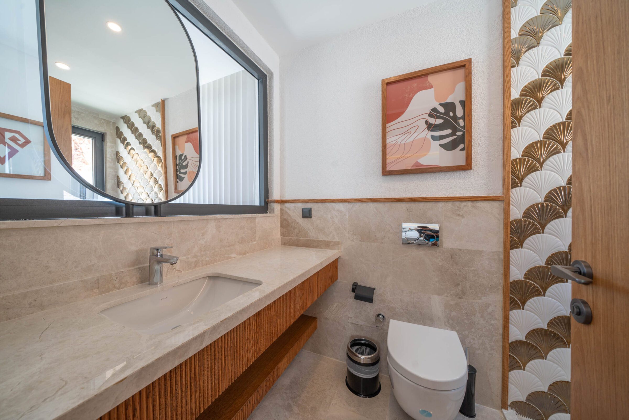 Bathroom in Villa Anatolia 1, villas to rent in Kalkan, Turkey