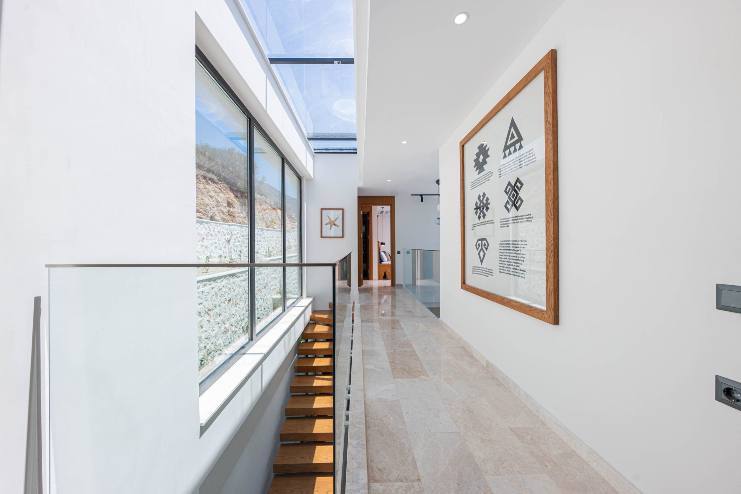 Hallway of Villa Anatolia 1, villas to rent in Kalkan, Turkey