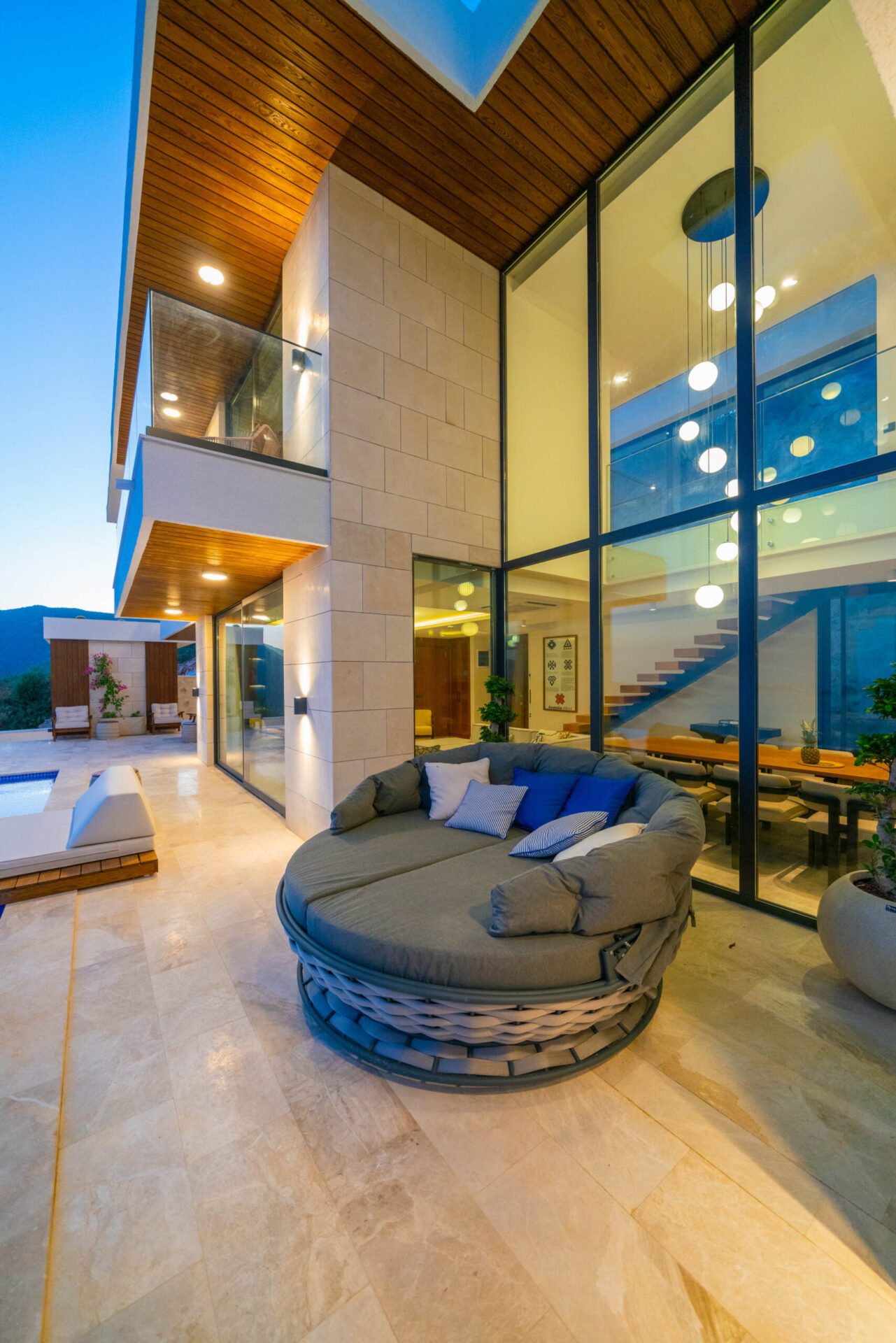 Outdoor seating at Villa Anatolia 1, villas to rent in Kalkan, Turkey