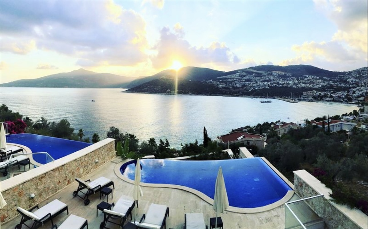 View from Mahumet Salvarli Suites, villa holidays in Kalkan, Turkey