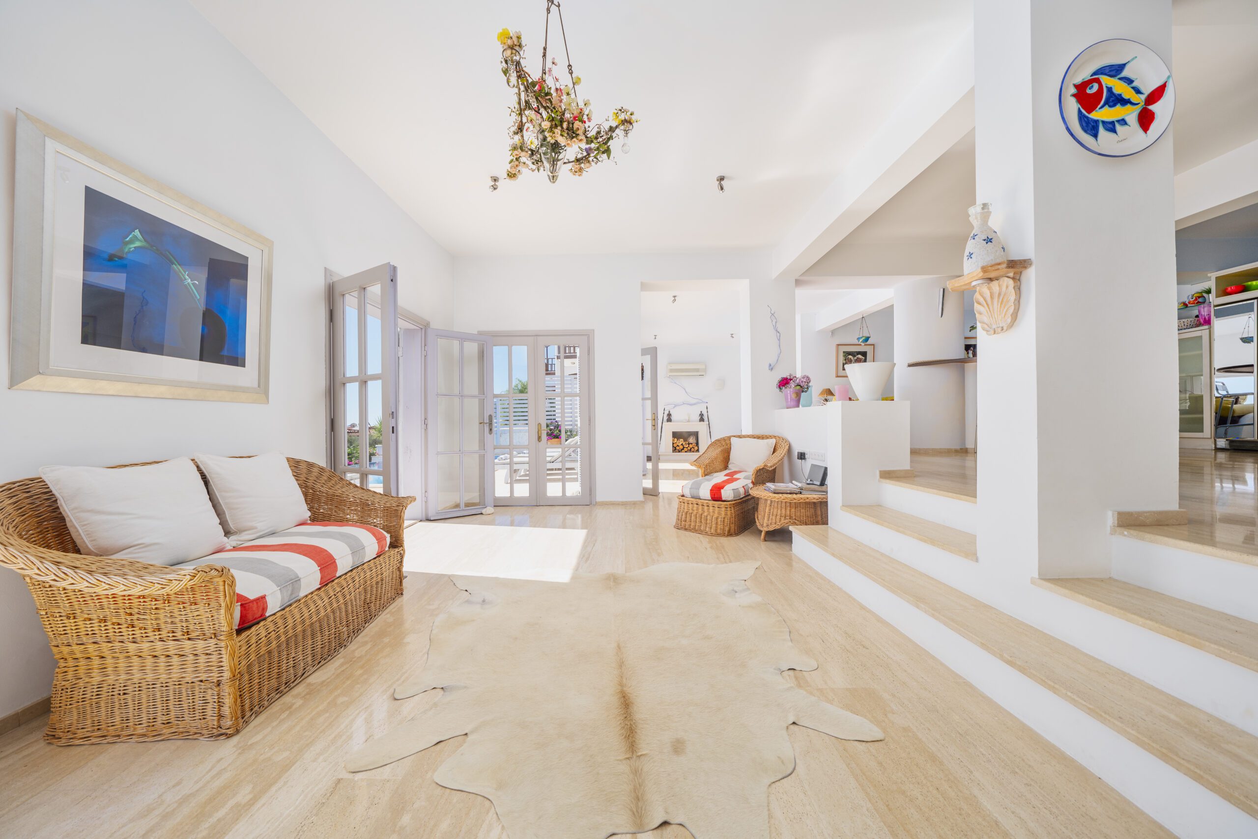 Spacious kitchen and lounge in Villa Serin Ev, holiday villas in Kalkan, Turkey