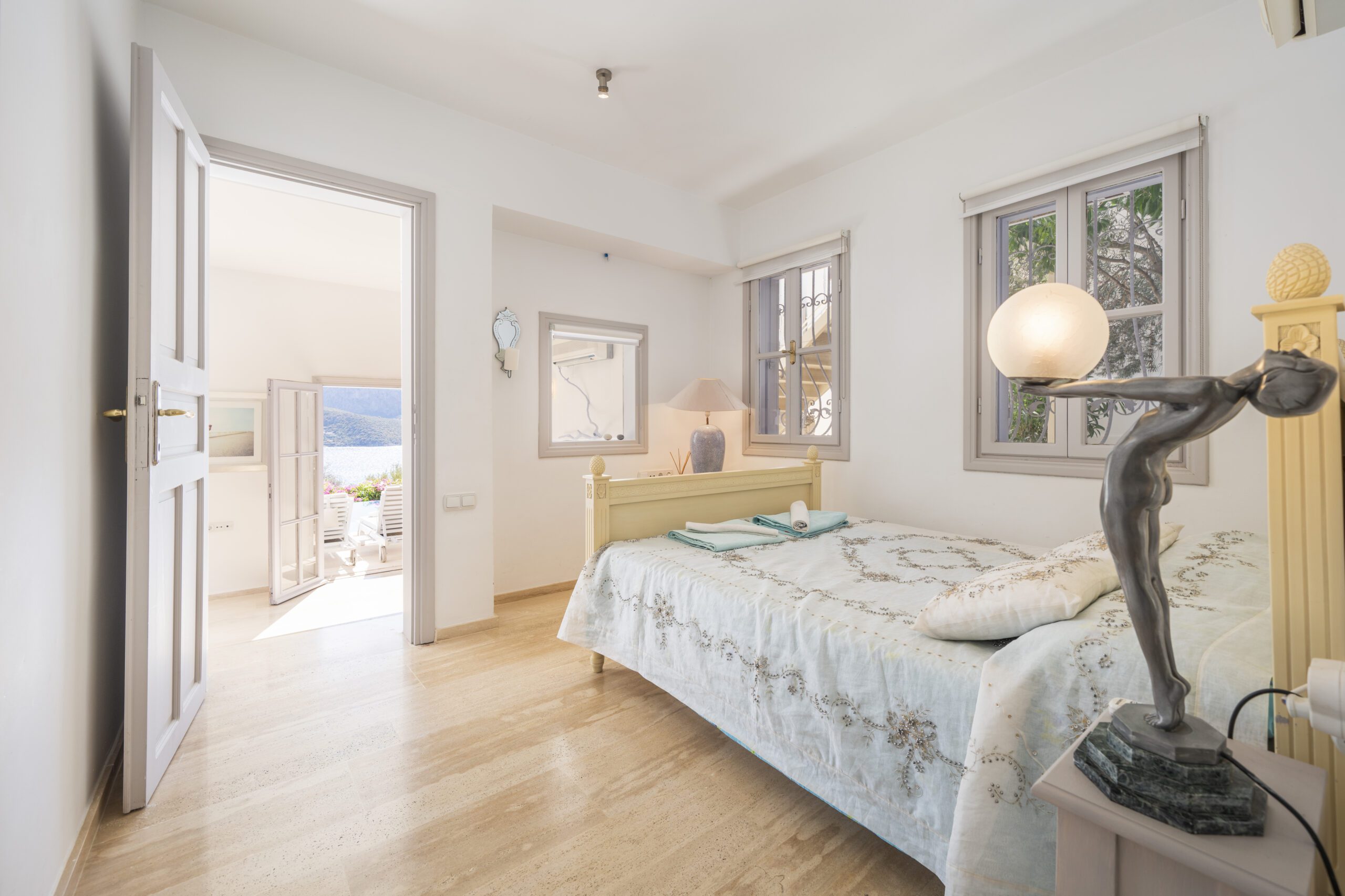 Double bedroom in Villa Serin Ev, holiday villas in Kalkan, Turkey