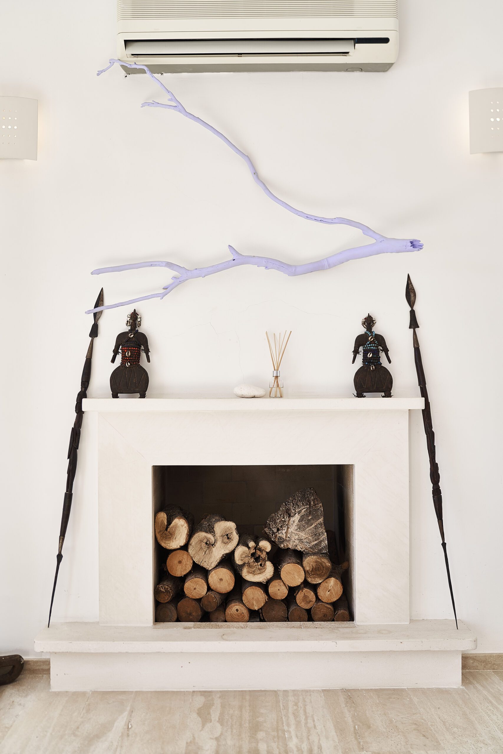 Fire place at Villa Serin Ev, holiday villas in Kalkan, Turkey