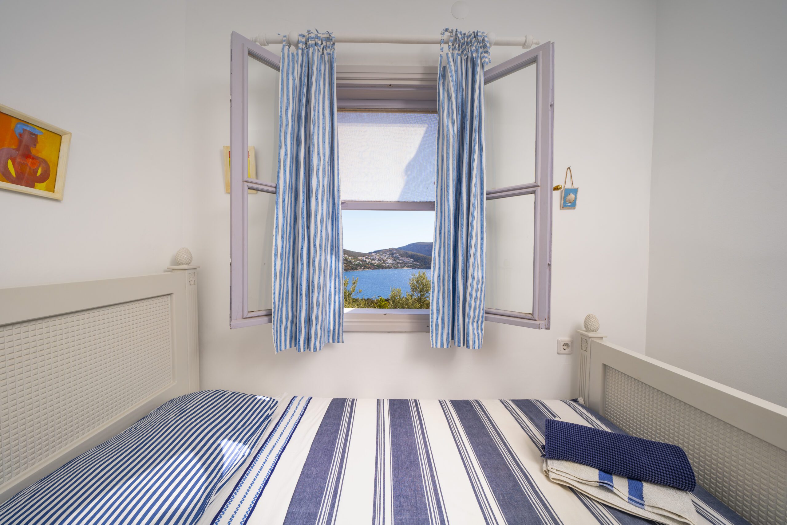 Double bedroom in Villa Serin Ev, holiday villas in Kalkan, Turkey