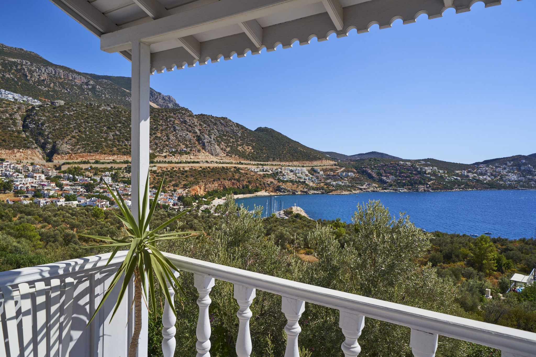 View from Villa Serin Ev, holiday villas in Kalkan, Turkey