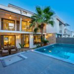 Large outdoor pool in Villa Orange, villas to rent in Kalkan, Turkey