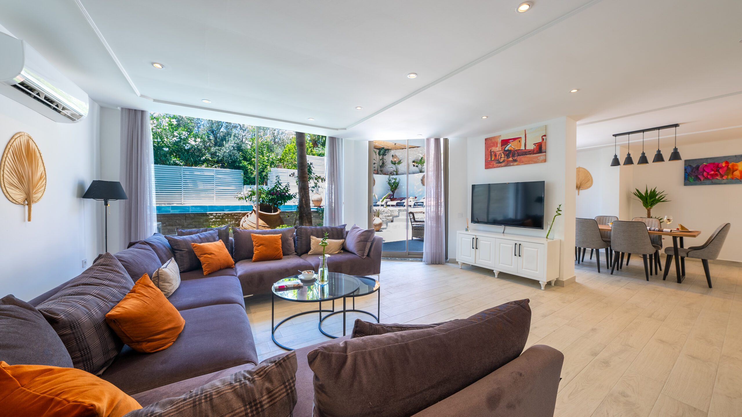 Spacious lounge in Villa Orange, villas to rent in Kalkan, Turkey