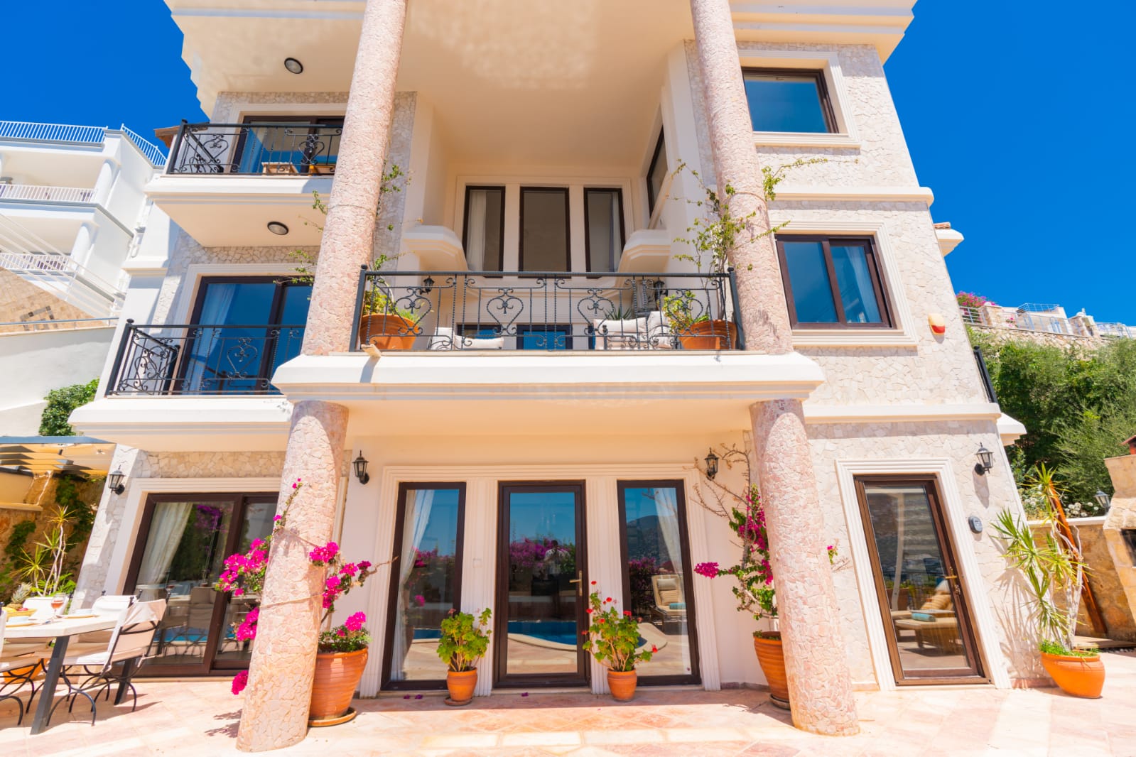 Front view of Villa Salice, villa holidays in Kalkan, Turkey