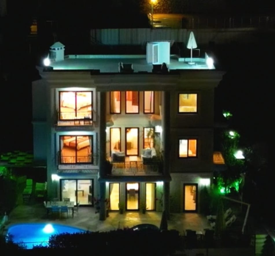 Front view of Villa Salice, villa holidays in Kalkan, Turkey